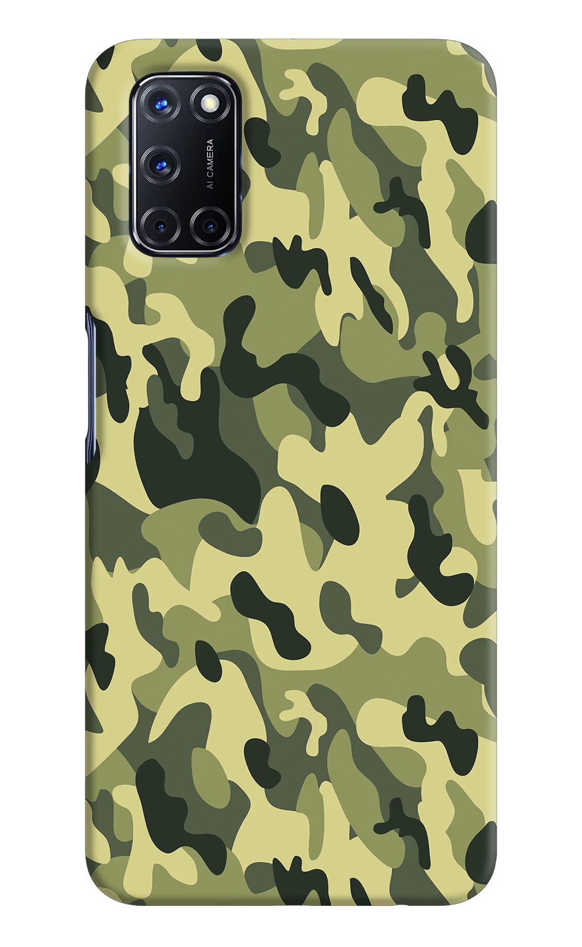 Camouflage Oppo A52 Back Cover - Camouflage Oppo A52 Hard Case Back Cover by Casekaro Camouflage Oppo A52 Hard Case Back Cover by Casekaro