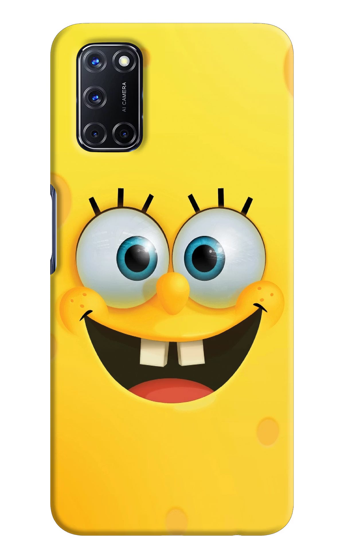 Sponge 1 Oppo A52 Back Cover - Sponge 1 Oppo A52 Hard Case Back Cover by Casekaro Sponge 1 Oppo A52 Hard Case Back Cover by Casekaro