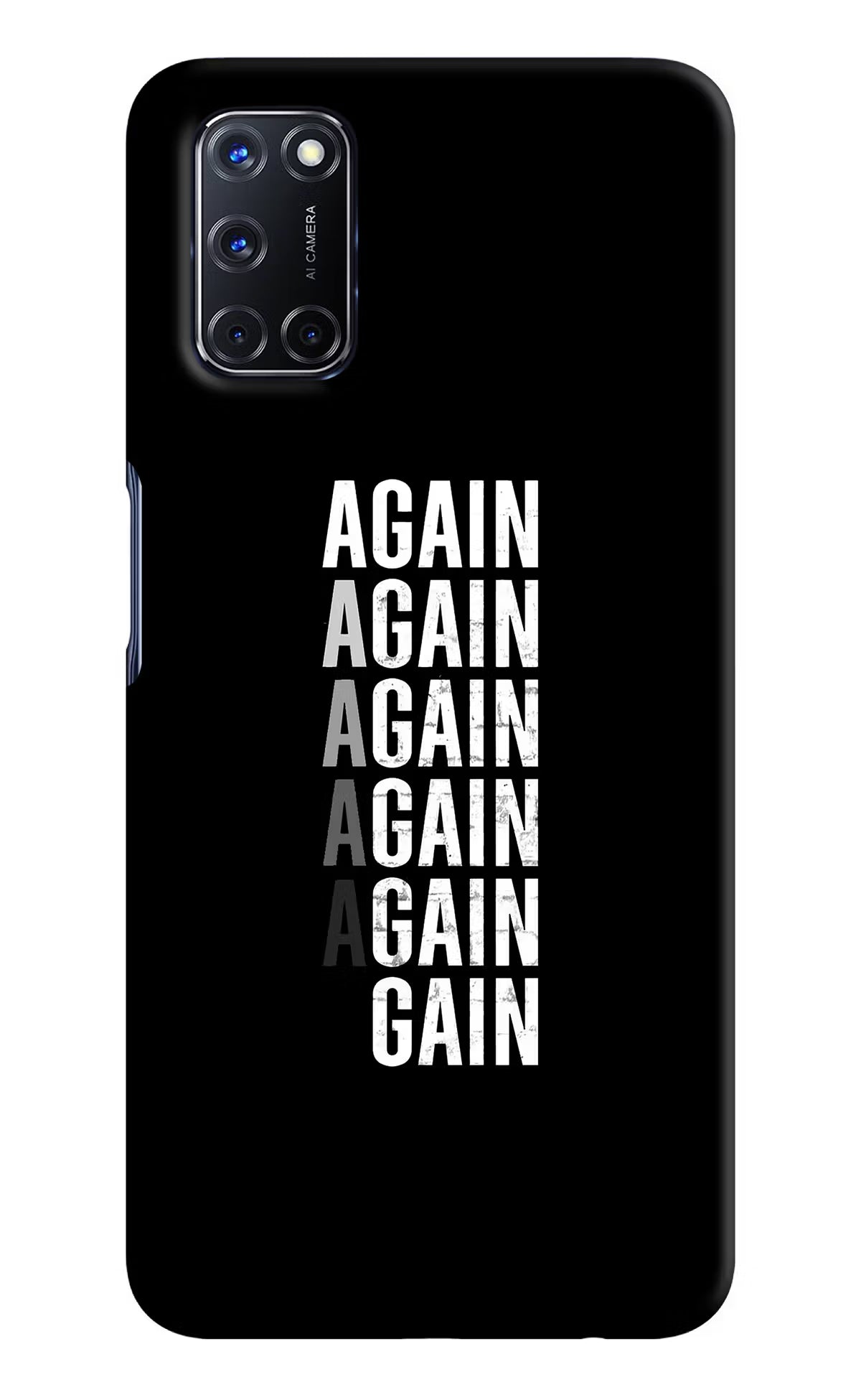 Again Again Gain Oppo A52 Back Cover - Again Again Gain Oppo A52 Hard Case Back Cover by Casekaro Again Again Gain Oppo A52 Hard Case Back Cover by Casekaro