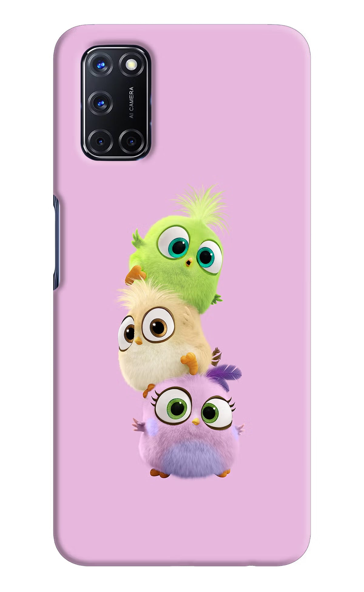 Cute Little Birds Oppo A52 Back Cover - Cute Little Birds Oppo A52 Hard Case Back Cover by Casekaro Cute Little Birds Oppo A52 Hard Case Back Cover by Casekaro
