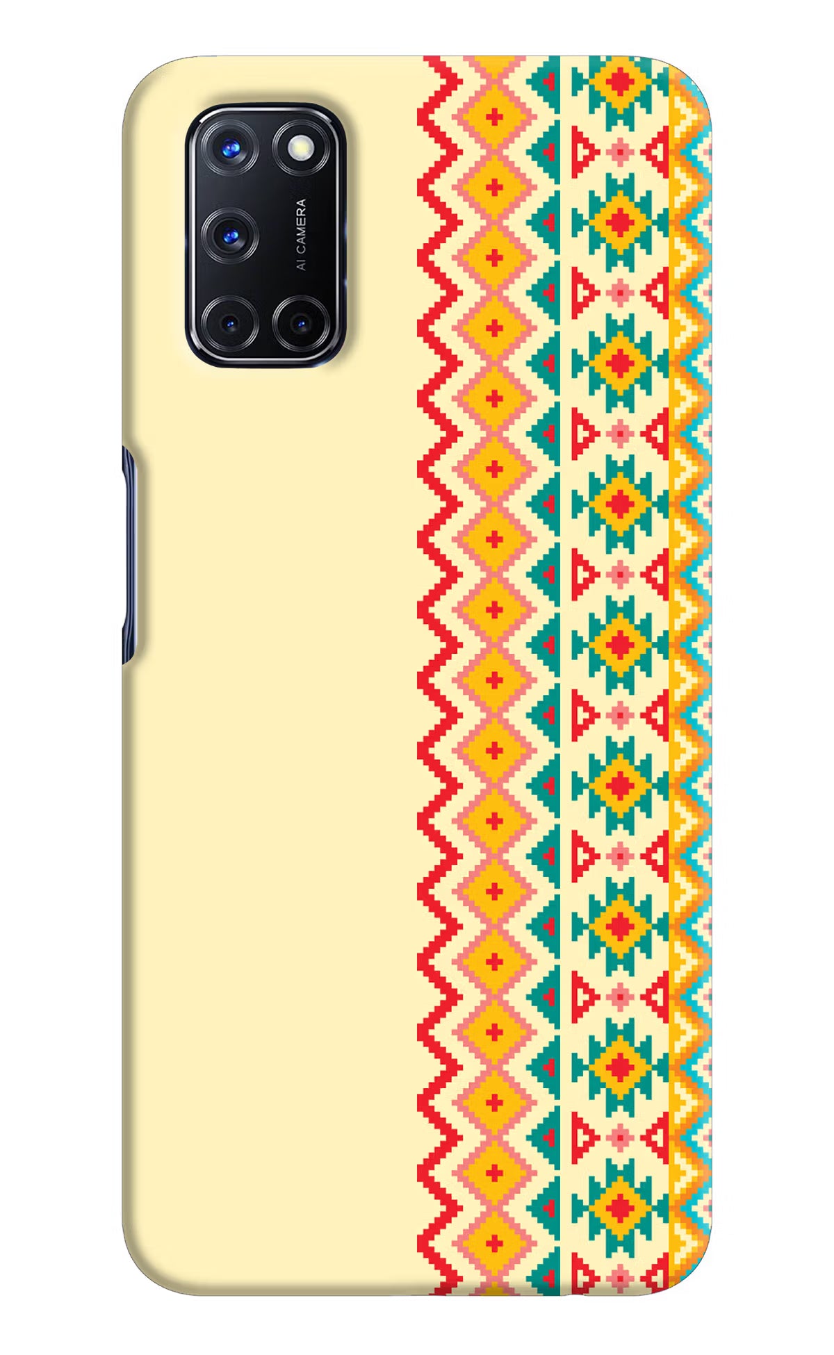 Ethnic Seamless Oppo A52 Back Cover - Ethnic Seamless Oppo A52 Hard Case Back Cover by Casekaro Ethnic Seamless Oppo A52 Hard Case Back Cover by Casekaro