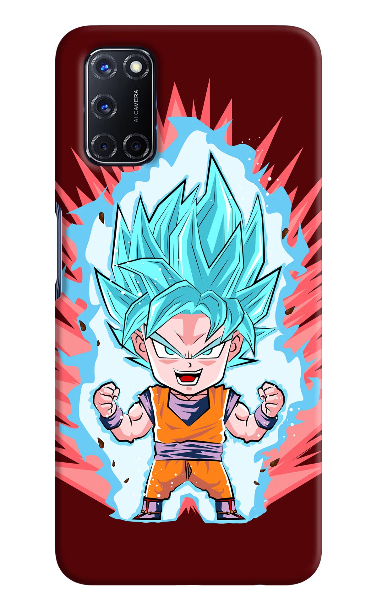 Goku Little Oppo A52 Back Cover - Goku Little Oppo A52 Hard Case Back Cover by Casekaro Goku Little Oppo A52 Hard Case Back Cover by Casekaro