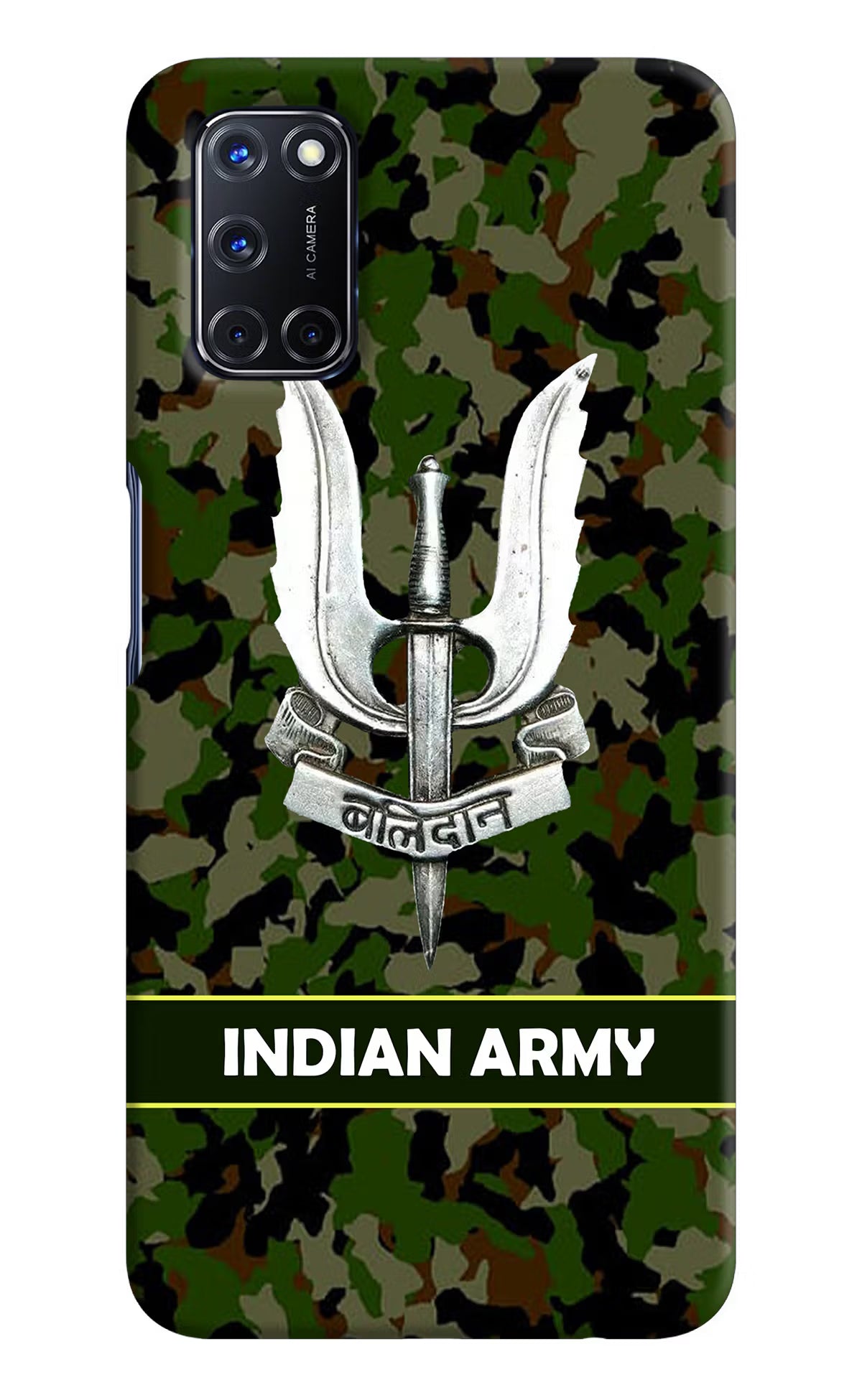 Balidan Indian Logo Oppo A52 Back Cover - Balidan Indian Logo Oppo A52 Hard Case Back Cover by Casekaro Balidan Indian Logo Oppo A52 Hard Case Back Cover by Casekaro