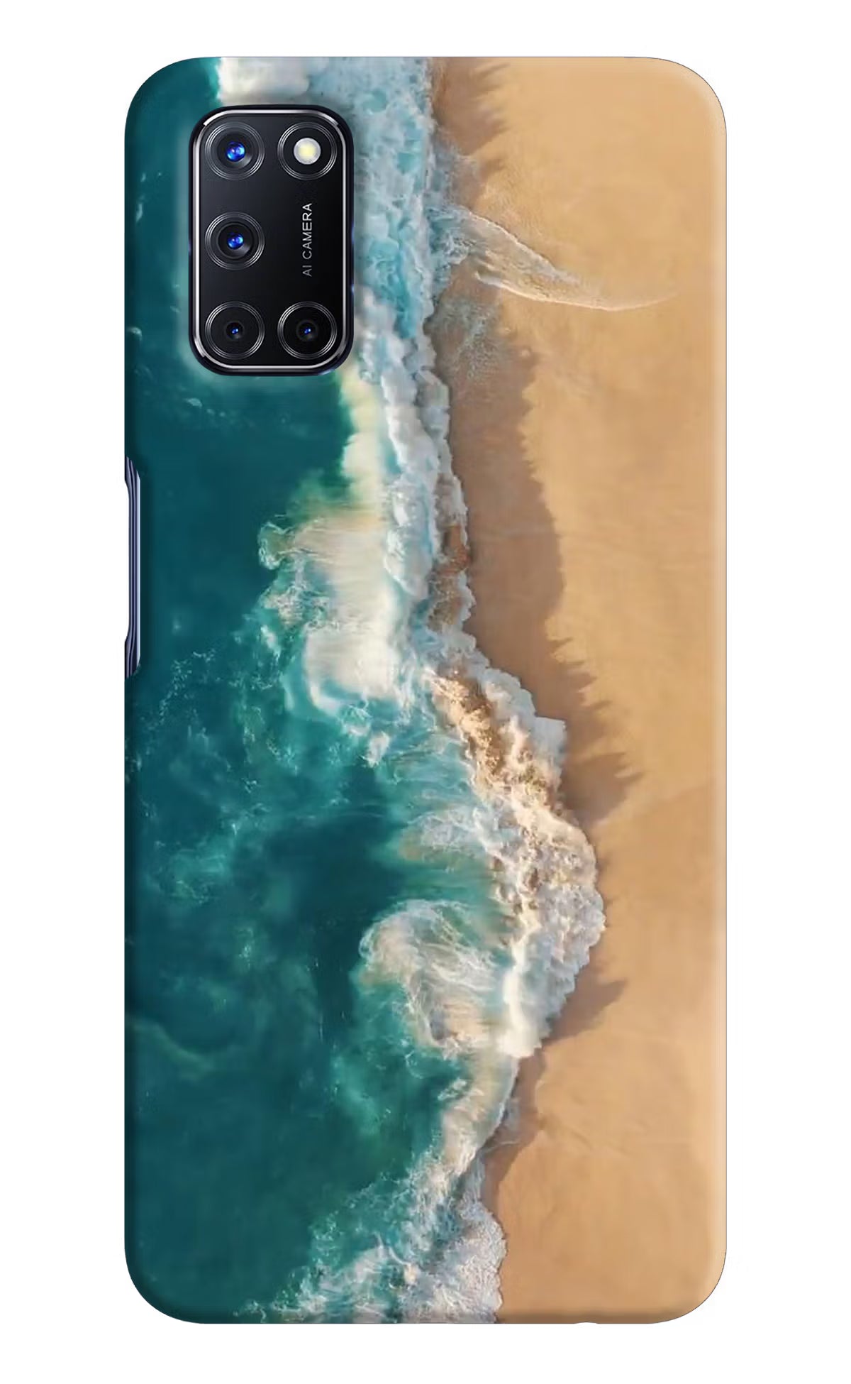 Ocean Beach Oppo A52 Back Cover - Ocean Beach Oppo A52 Hard Case Back Cover by Casekaro Ocean Beach Oppo A52 Hard Case Back Cover by Casekaro