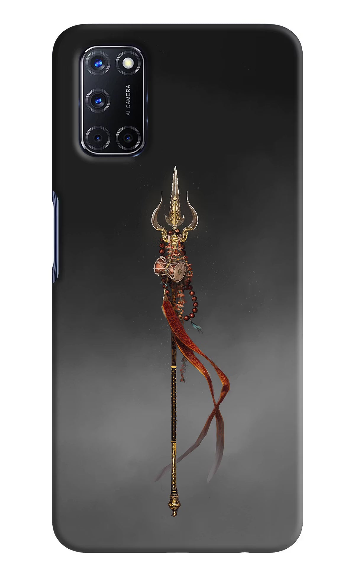 Shiv Trishul Oppo A52 Back Cover - Shiv Trishul Oppo A52 Hard Case Back Cover by Casekaro Shiv Trishul Oppo A52 Hard Case Back Cover by Casekaro