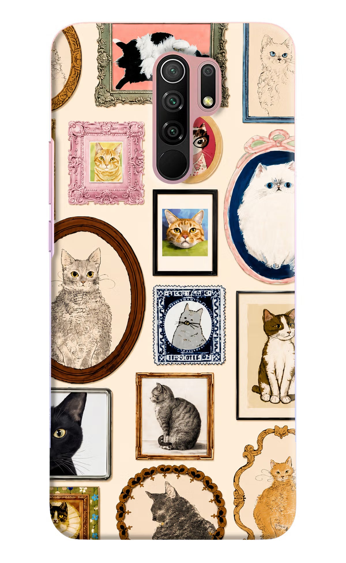 Mirror Cats Redmi 9 Prime/Poco M2/M2 reloaded Back Cover - Mirror Cats Redmi 9 Prime/Poco M2/M2 reloaded Back Cover Mirror Cats Redmi 9 Prime/Poco M2/M2 reloaded Back Cover