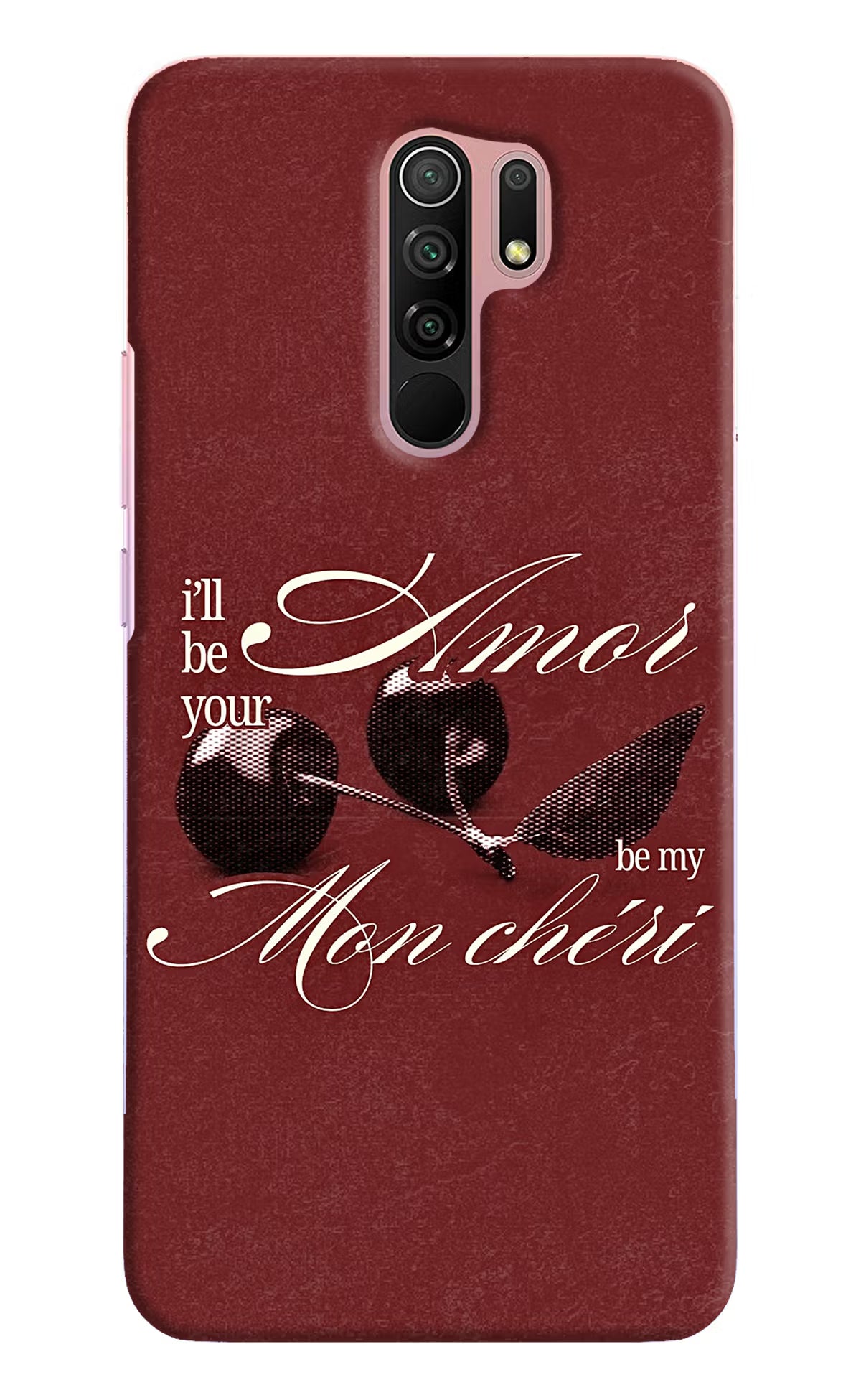 Velvet Cherry Redmi 9 Prime/Poco M2/M2 reloaded Back Cover - Velvet Cherry Redmi 9 Prime/Poco M2/M2 reloaded Back Cover Velvet Cherry Redmi 9 Prime/Poco M2/M2 reloaded Back Cover