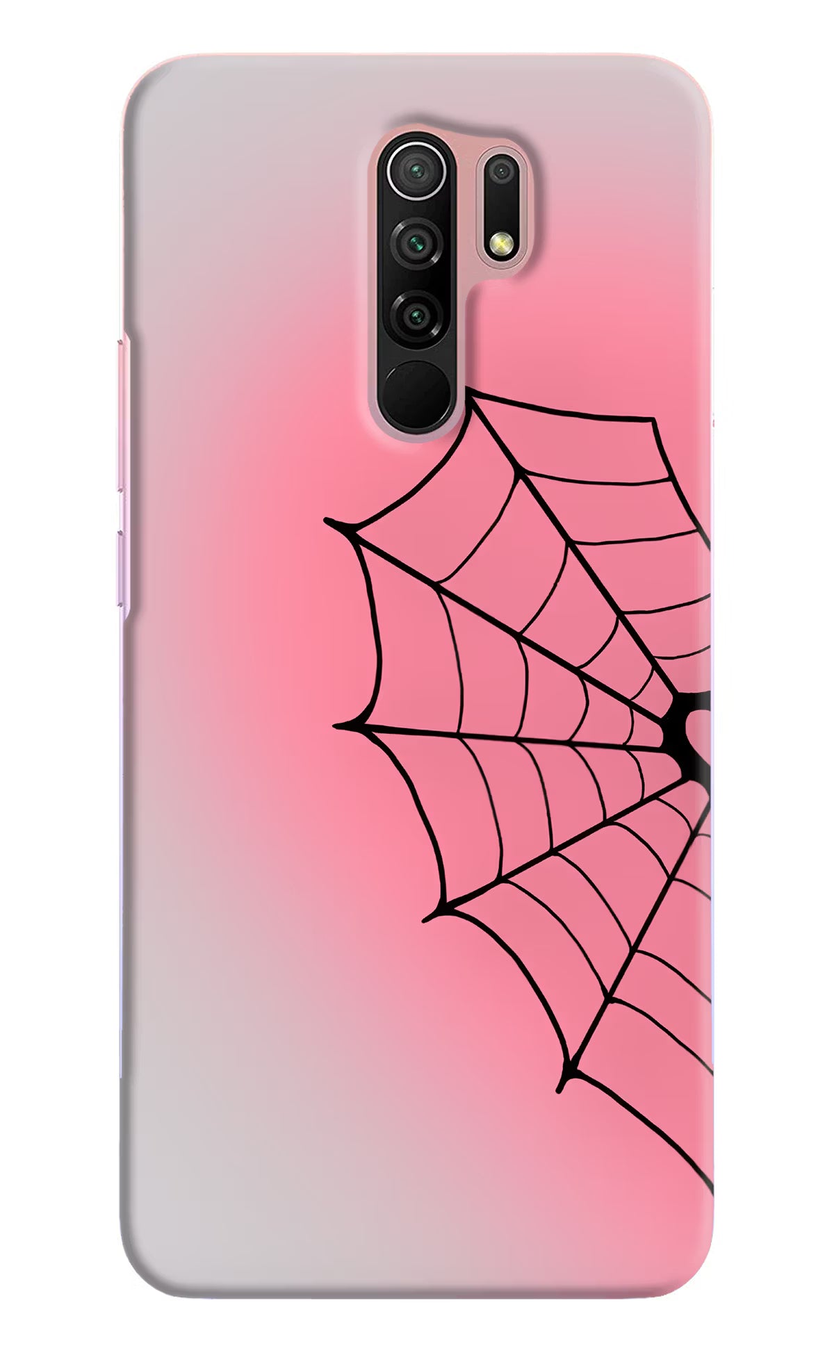 Pink Web Redmi 9 Prime/Poco M2/M2 reloaded Back Cover - Pink Web Redmi 9 Prime/Poco M2/M2 reloaded Back Cover Pink Web Redmi 9 Prime/Poco M2/M2 reloaded Back Cover