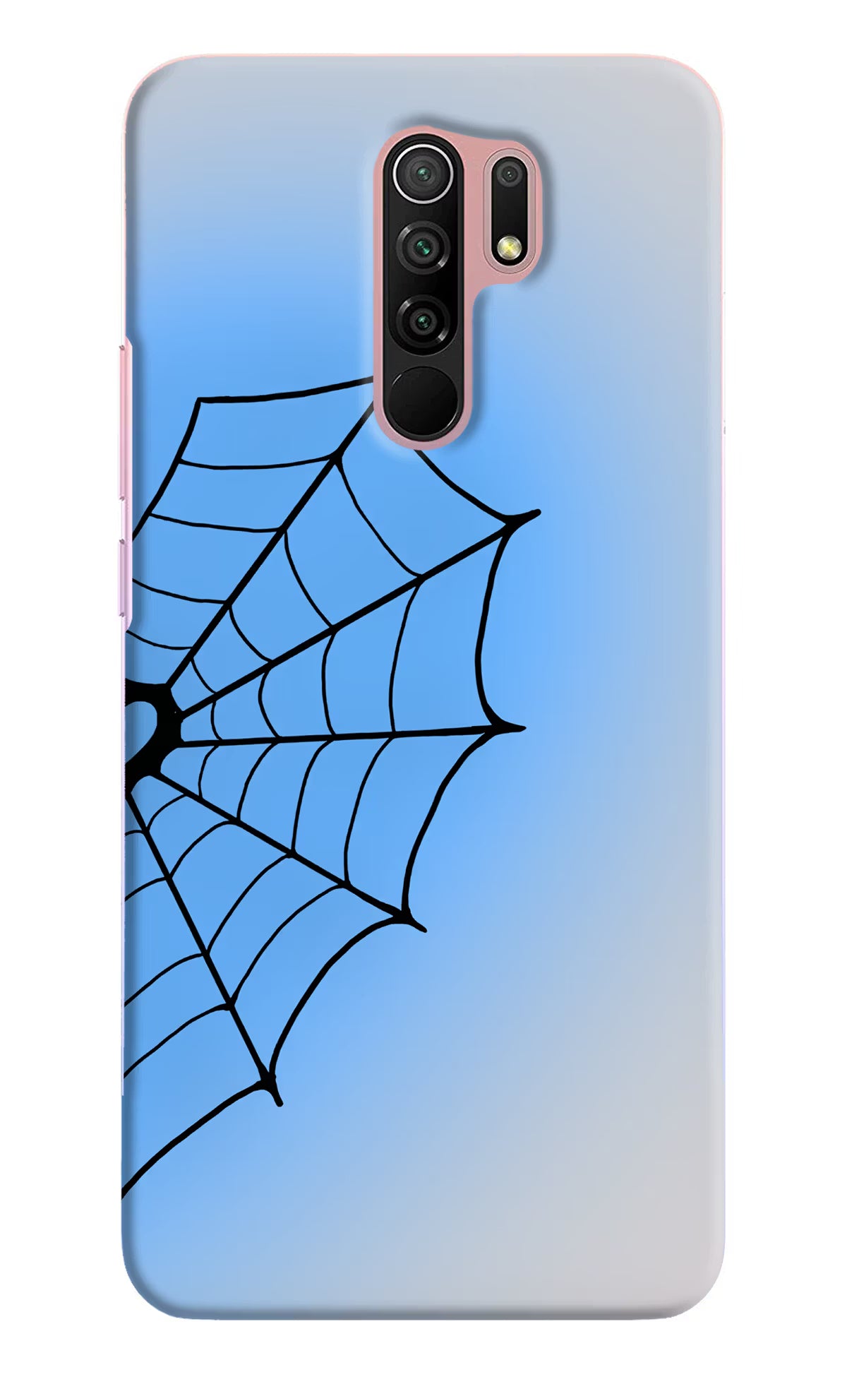 Blue Web Redmi 9 Prime/Poco M2/M2 reloaded Back Cover - Blue Web Redmi 9 Prime/Poco M2/M2 reloaded Back Cover Blue Web Redmi 9 Prime/Poco M2/M2 reloaded Back Cover