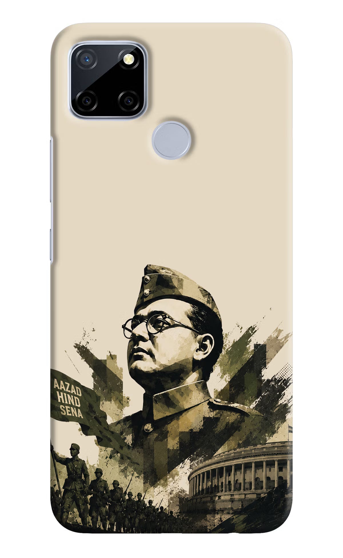Netaji Rising Realme C12/Narzo 20 Back Cover - Netaji Rising Realme C12/Narzo 20 Back Cover Netaji Rising Realme C12/Narzo 20 Back Cover