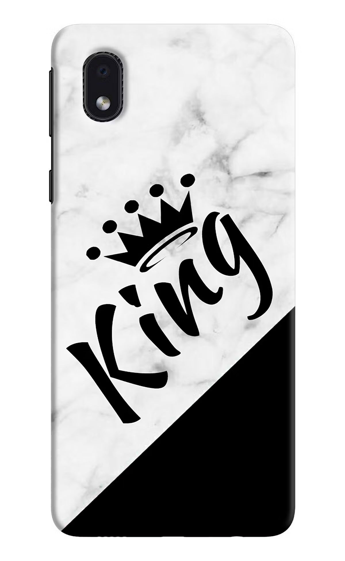 King Samsung M01 Core Back Cover - King Samsung M01 Core Hard Case Back Cover by Casekaro King Samsung M01 Core Hard Case Back Cover by Casekaro