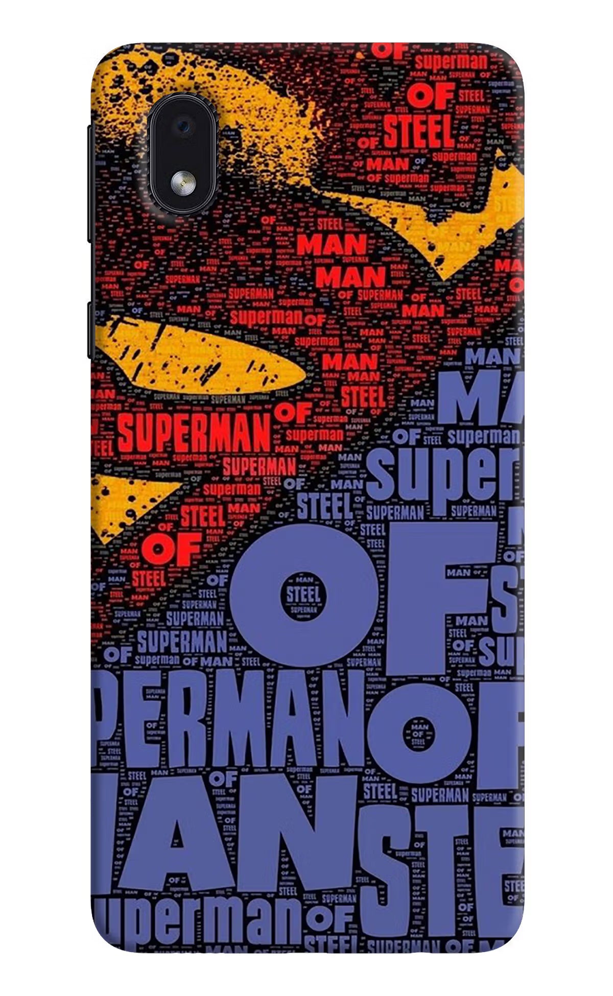 Superman Samsung M01 Core Back Cover - Superman Samsung M01 Core Hard Case Back Cover by Casekaro Superman Samsung M01 Core Hard Case Back Cover by Casekaro