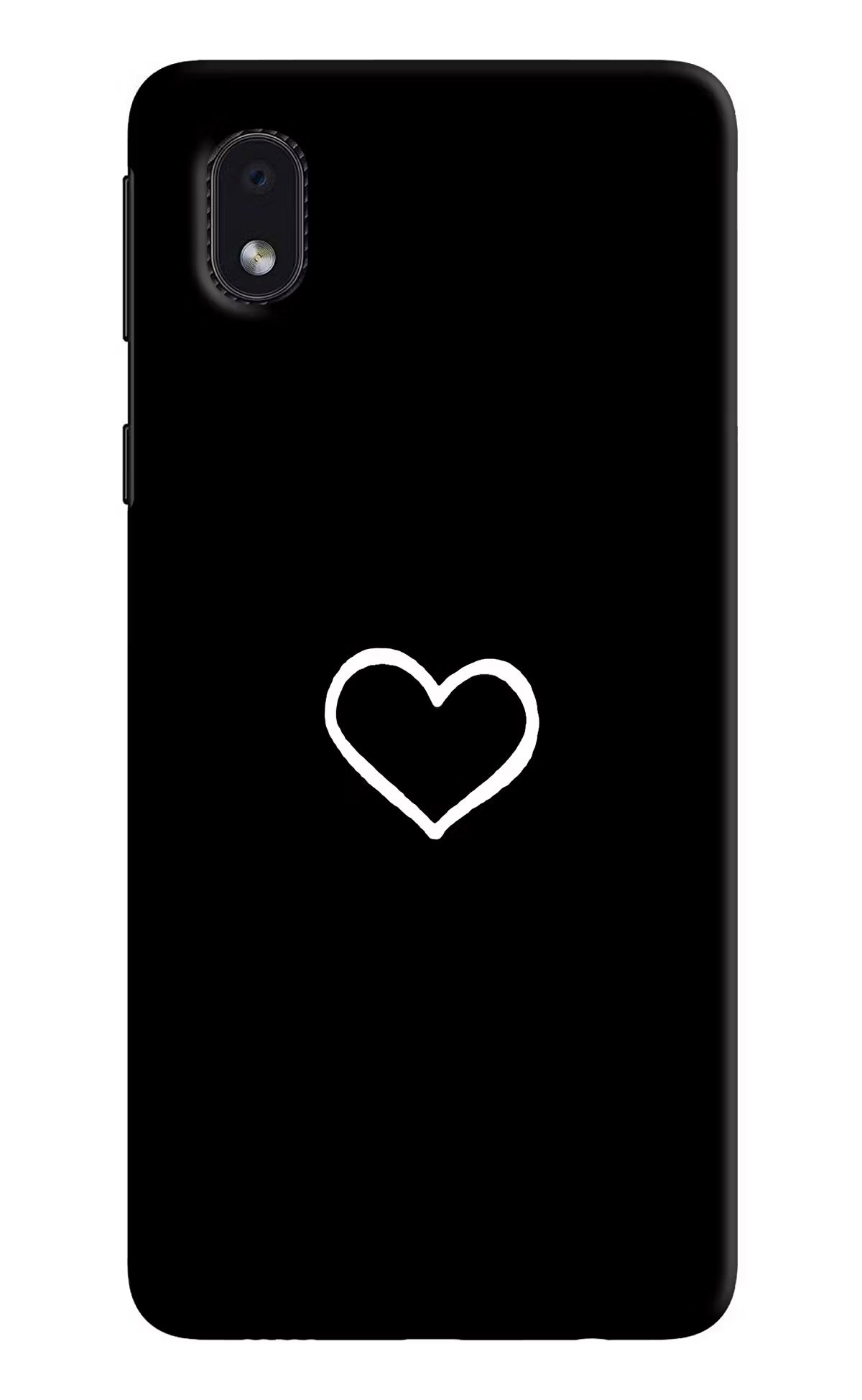 Heart Samsung M01 Core Back Cover - Heart Samsung M01 Core Hard Case Back Cover by Casekaro Heart Samsung M01 Core Hard Case Back Cover by Casekaro