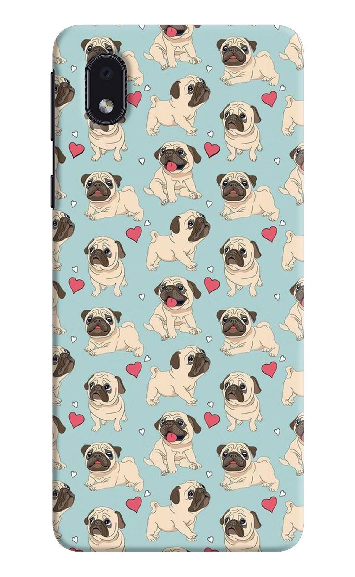 Pug Dog Samsung M01 Core Back Cover - Pug Dog Samsung M01 Core Hard Case Back Cover by Casekaro Pug Dog Samsung M01 Core Hard Case Back Cover by Casekaro
