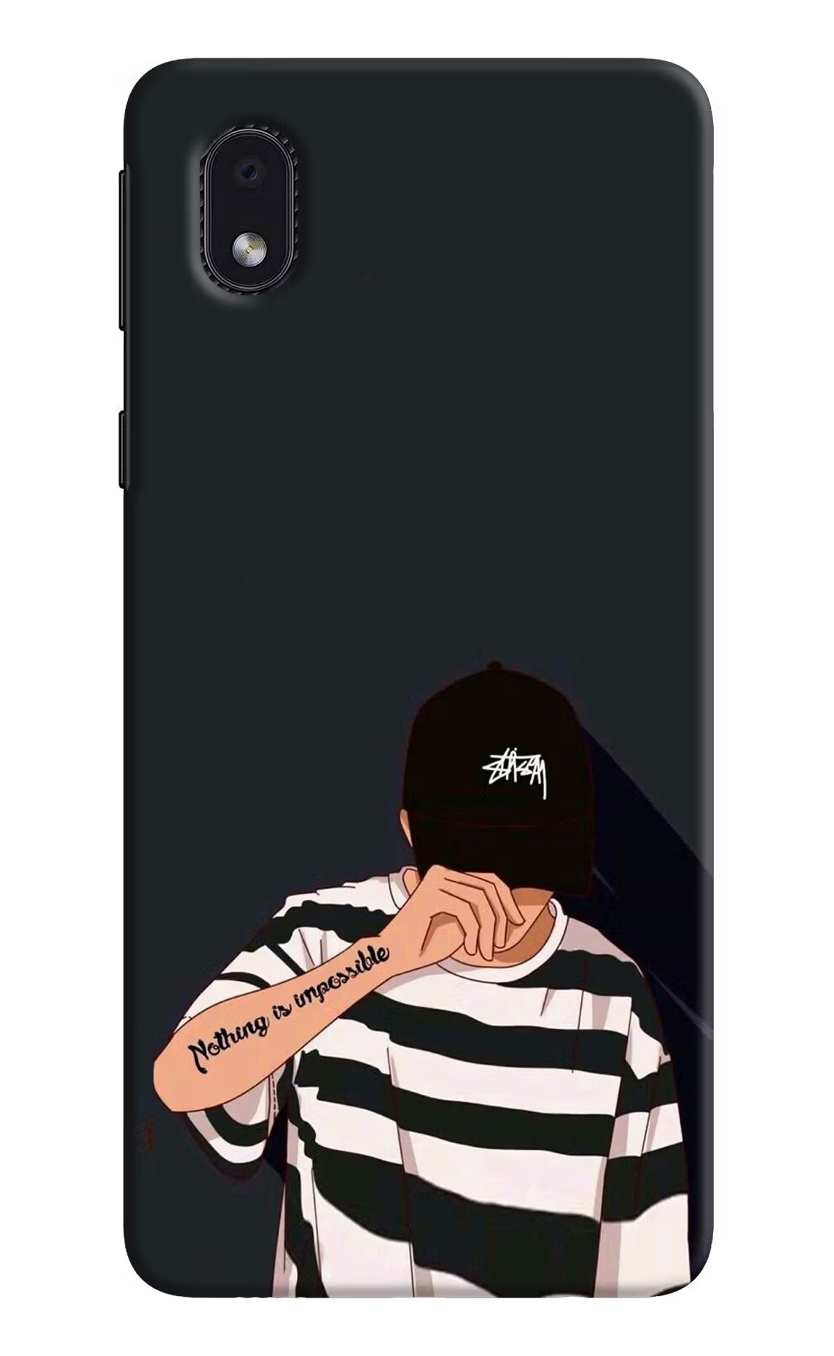 Aesthetic Boy Samsung M01 Core Back Cover - Aesthetic Boy Samsung M01 Core Hard Case Back Cover by Casekaro Aesthetic Boy Samsung M01 Core Hard Case Back Cover by Casekaro