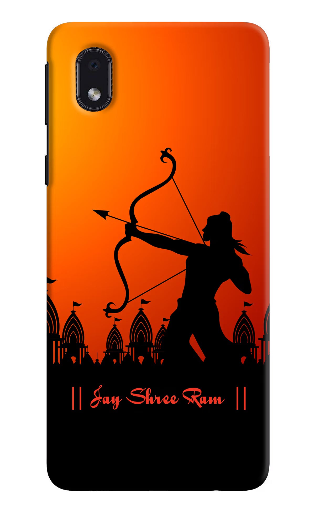 Lord Ram - 4 Samsung M01 Core Back Cover - Lord Ram - 4 Samsung M01 Core Hard Case Back Cover by Casekaro Lord Ram - 4 Samsung M01 Core Hard Case Back Cover by Casekaro