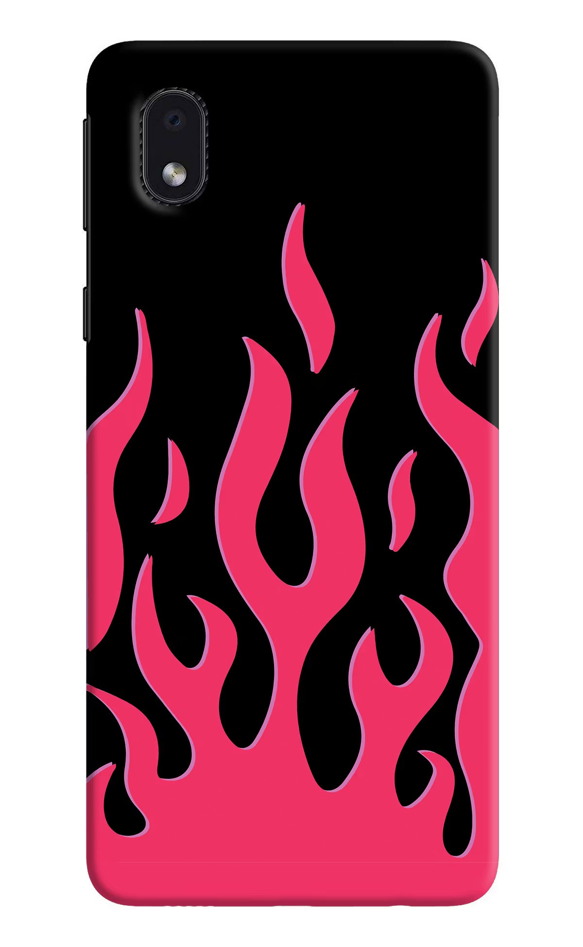 Fire Flames Samsung M01 Core Back Cover - Fire Flames Samsung M01 Core Hard Case Back Cover by Casekaro Fire Flames Samsung M01 Core Hard Case Back Cover by Casekaro