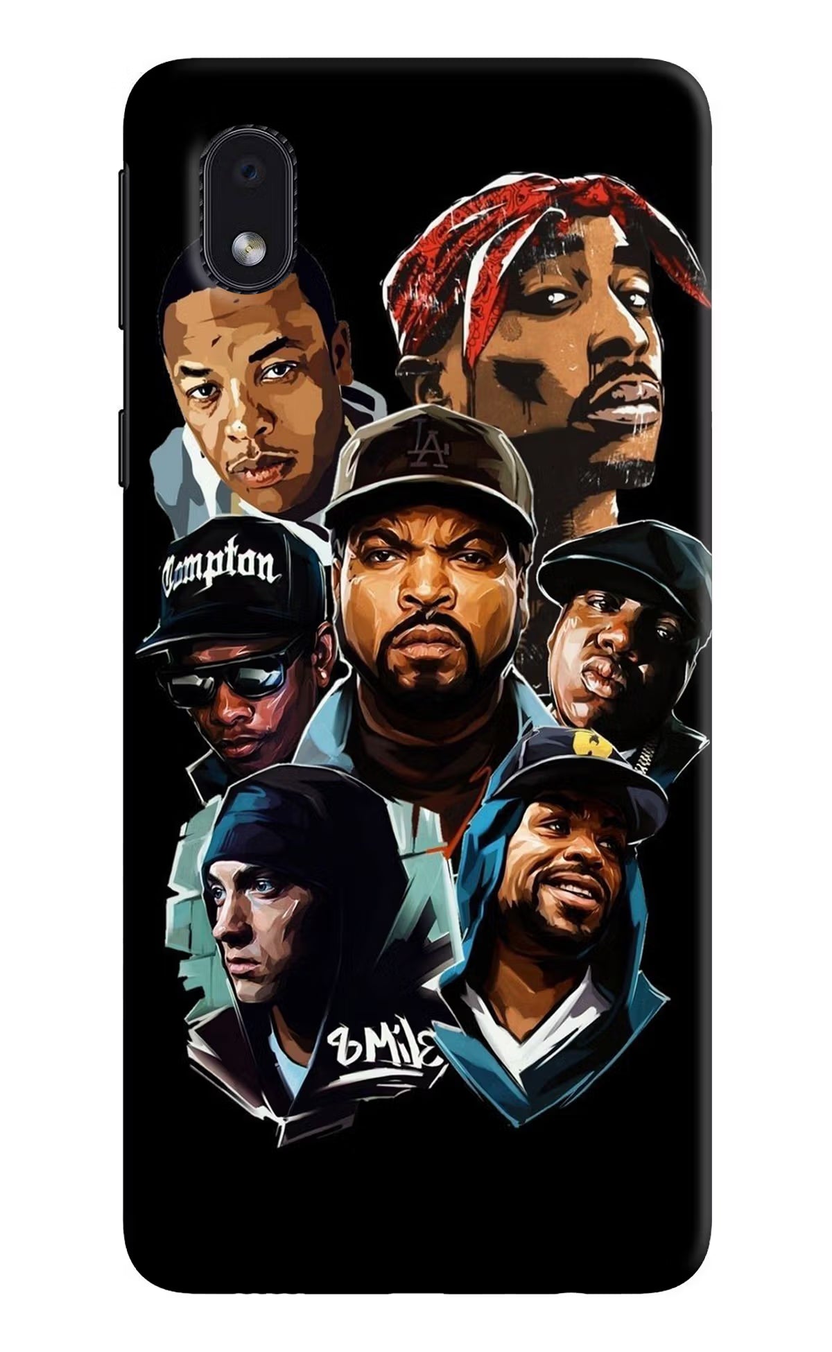 Rappers Samsung M01 Core Back Cover - Rappers Samsung M01 Core Hard Case Back Cover by Casekaro Rappers Samsung M01 Core Hard Case Back Cover by Casekaro