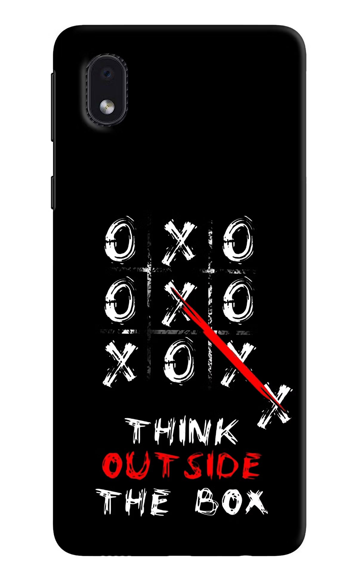 Think out of the BOX Samsung M01 Core Back Cover - Think out of the BOX Samsung M01 Core Hard Case Back Cover by Casekaro Think out of the BOX Samsung M01 Core Hard Case Back Cover by Casekaro