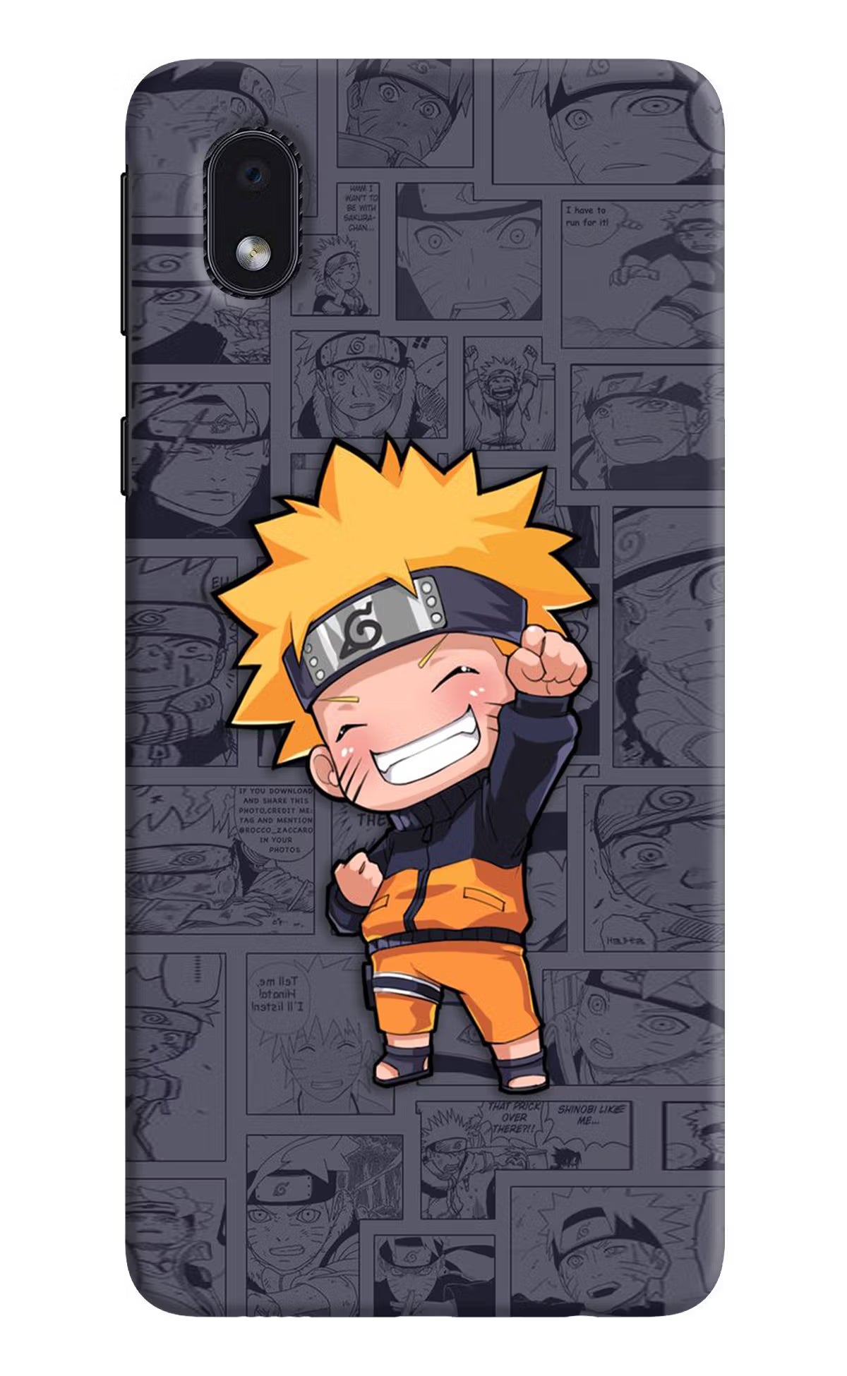 Chota Naruto Samsung M01 Core Back Cover - Chota Naruto Samsung M01 Core Hard Case Back Cover by Casekaro Chota Naruto Samsung M01 Core Hard Case Back Cover by Casekaro