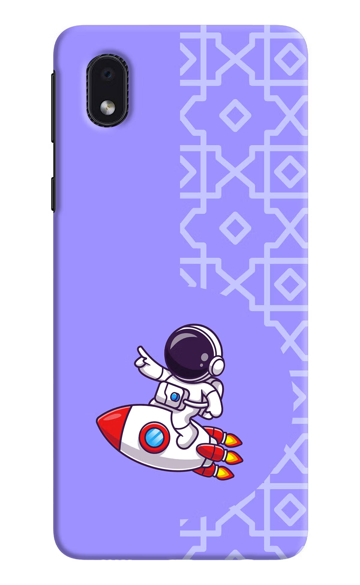 Cute Astronaut Samsung M01 Core Back Cover - Cute Astronaut Samsung M01 Core Hard Case Back Cover by Casekaro Cute Astronaut Samsung M01 Core Hard Case Back Cover by Casekaro
