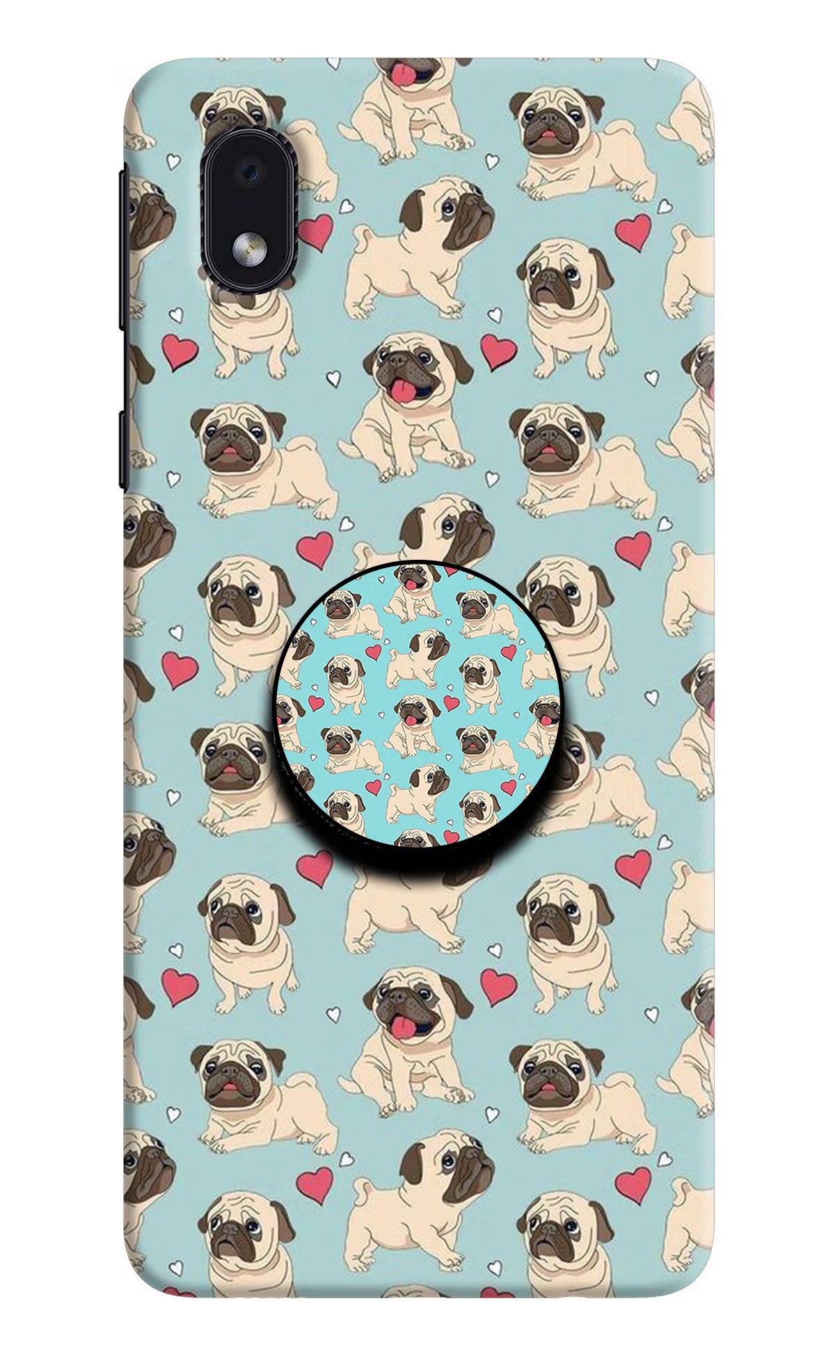 Pug Dog Samsung M01 Core Pop Case - Pug Dog Samsung M01 Core Pop Case by Casekaro Pug Dog Samsung M01 Core Pop Case by Casekaro