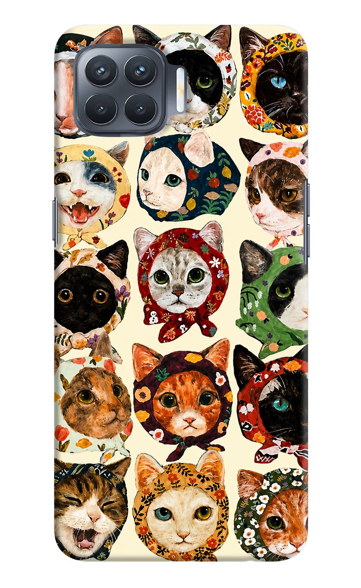 Cool Cat Oppo F17 Pro Back Cover - Cool Cat Oppo F17 Pro Back Cover Cool Cat Oppo F17 Pro Back Cover