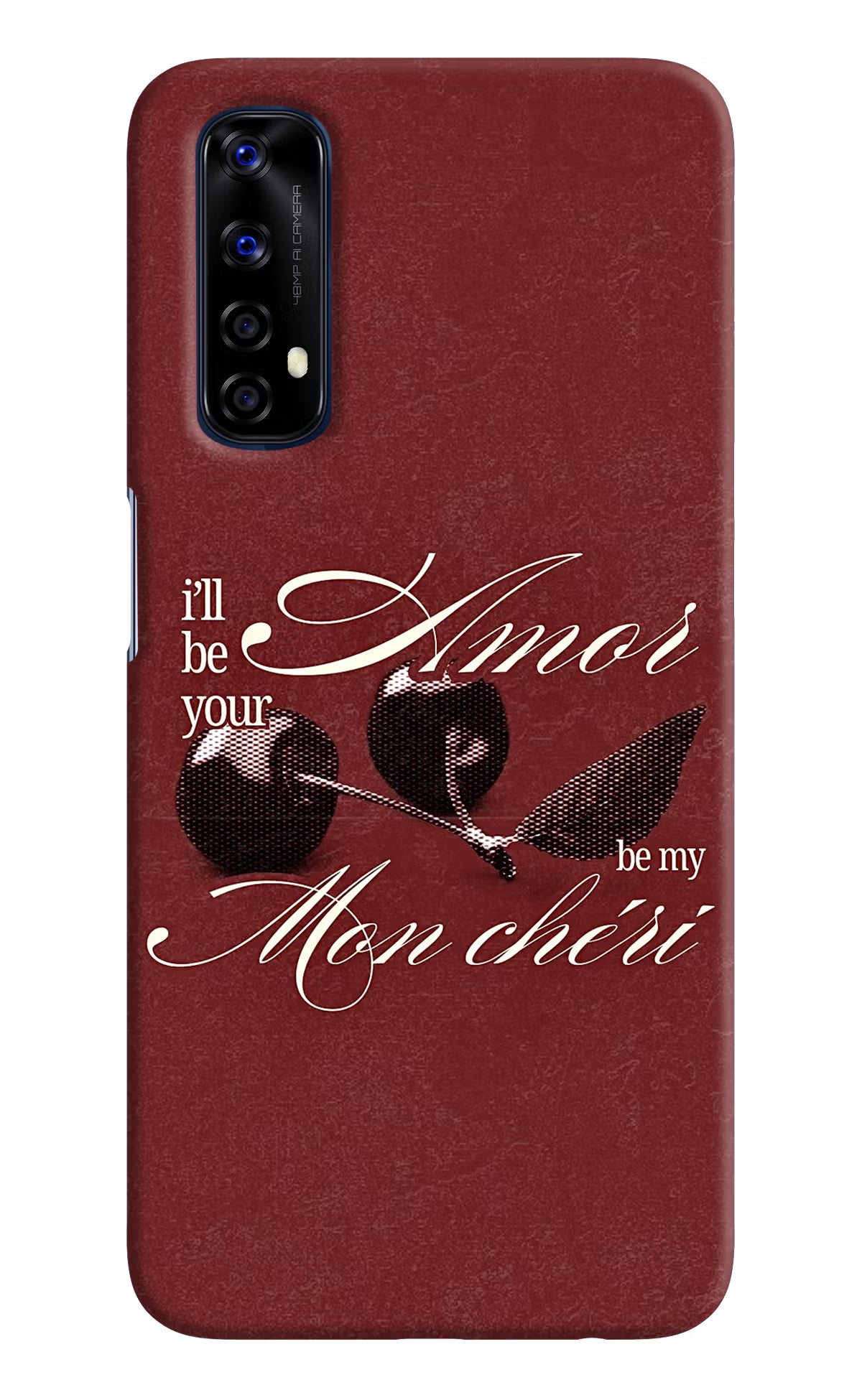 Velvet Cherry Realme 7/Narzo 20 Pro Back Cover - Velvet Cherry Realme 7/Narzo 20 Pro Back Cover Velvet Cherry Realme 7/Narzo 20 Pro Back Cover