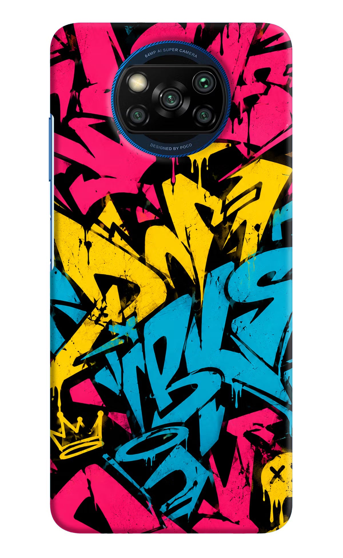 Graffiti Vibe Poco X3/X3 Pro Back Cover - Graffiti Vibe Poco X3/X3 Pro Back Cover Graffiti Vibe Poco X3/X3 Pro Back Cover