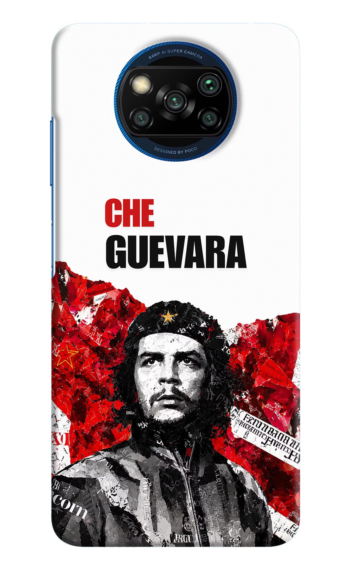 Che Guevara Revolution Poco X3/X3 Pro Back Cover - Che Guevara Revolution Poco X3/X3 Pro Back Cover Che Guevara Revolution Poco X3/X3 Pro Back Cover