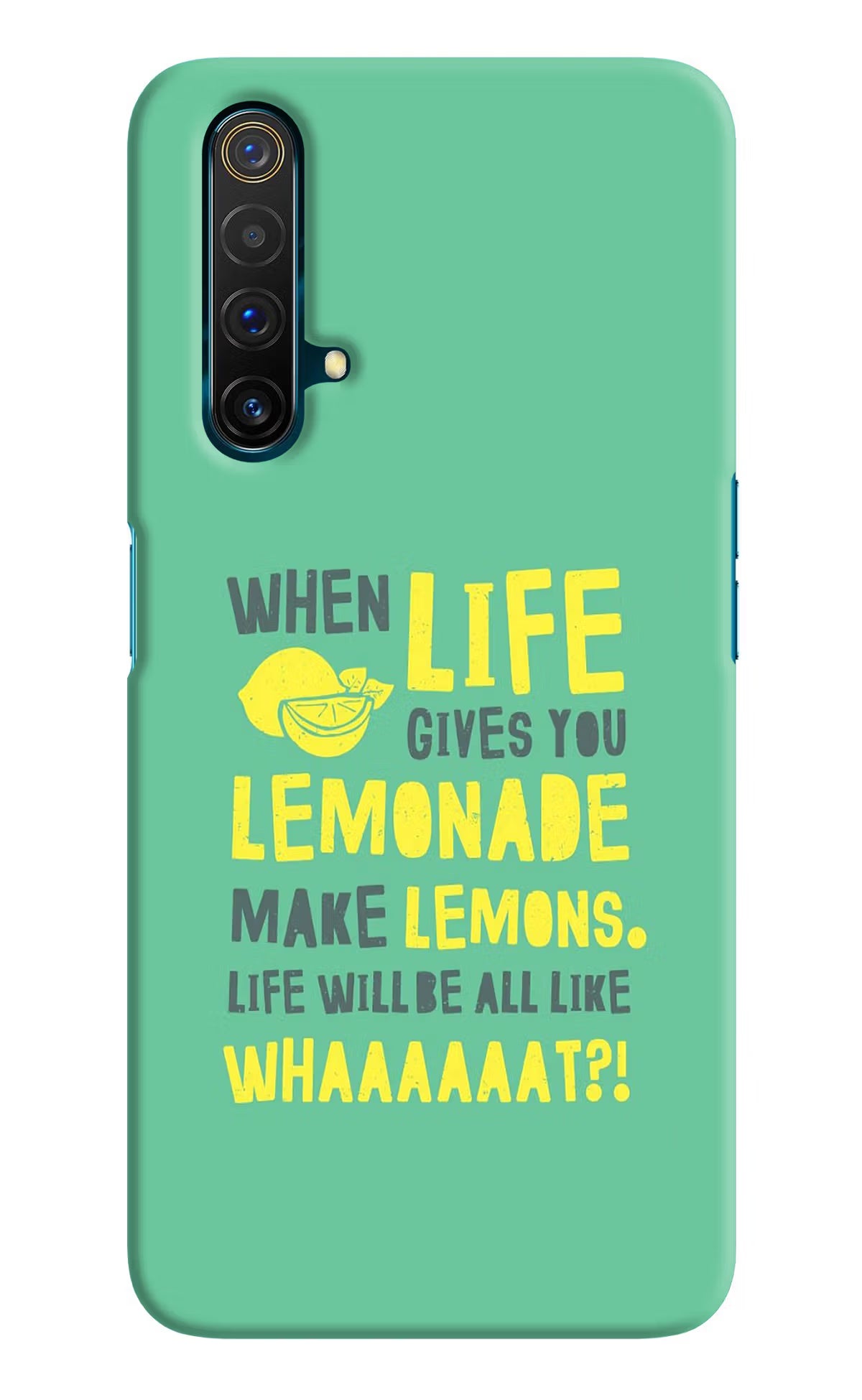 Quote Realme X3 Back Cover - Quote Realme X3 Hard Case Back Cover by Casekaro Quote Realme X3 Hard Case Back Cover by Casekaro