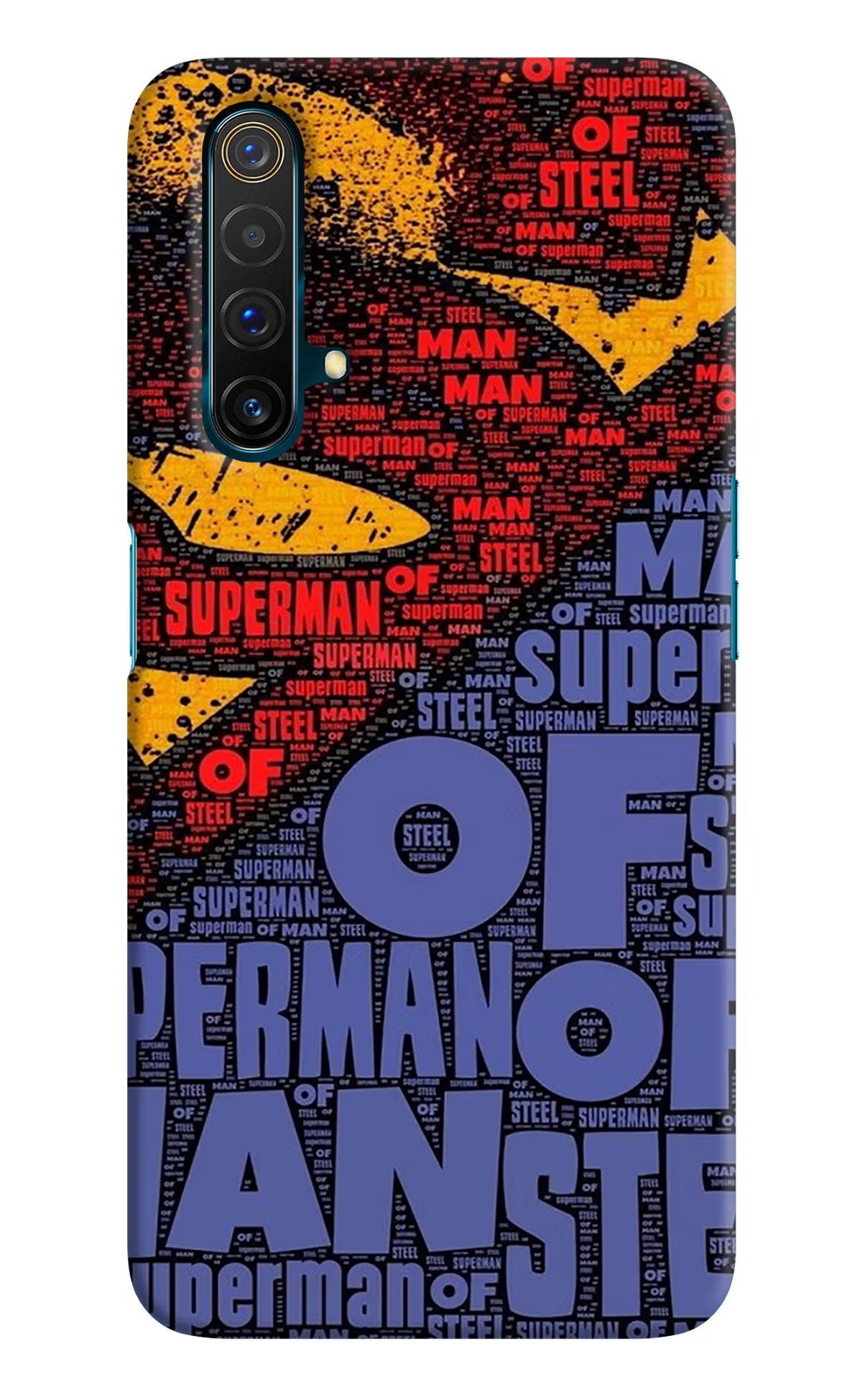 Superman Realme X3 Back Cover - Superman Realme X3 Hard Case Back Cover by Casekaro Superman Realme X3 Hard Case Back Cover by Casekaro