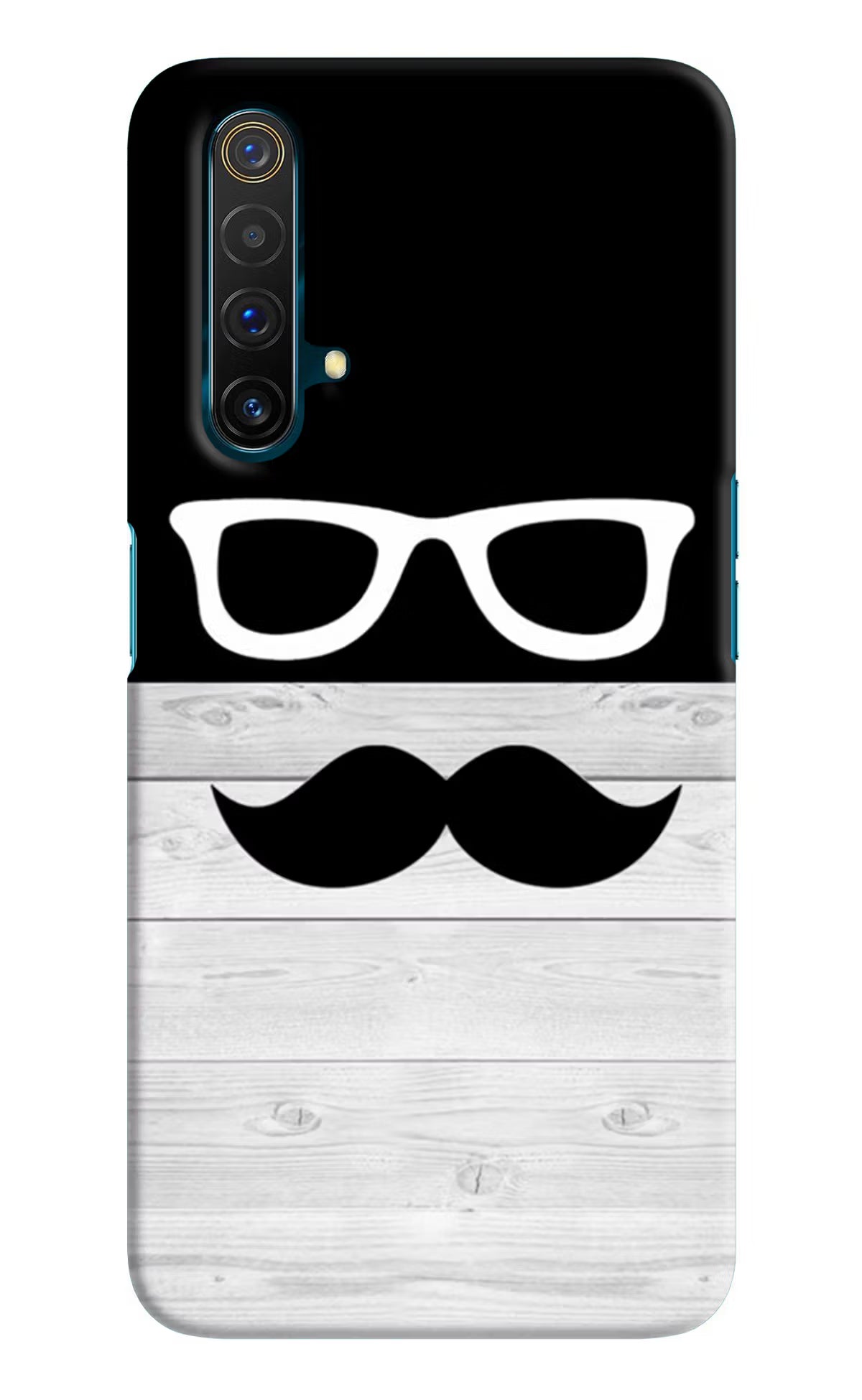 Mustache Realme X3 Back Cover - Mustache Realme X3 Hard Case Back Cover by Casekaro Mustache Realme X3 Hard Case Back Cover by Casekaro