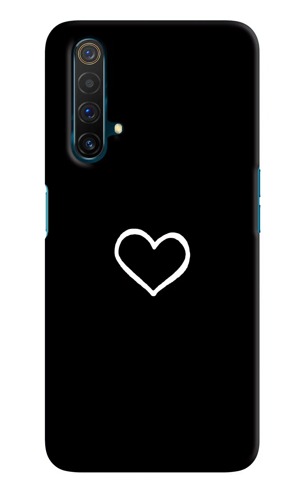 Heart Realme X3 Back Cover - Heart Realme X3 Hard Case Back Cover by Casekaro Heart Realme X3 Hard Case Back Cover by Casekaro