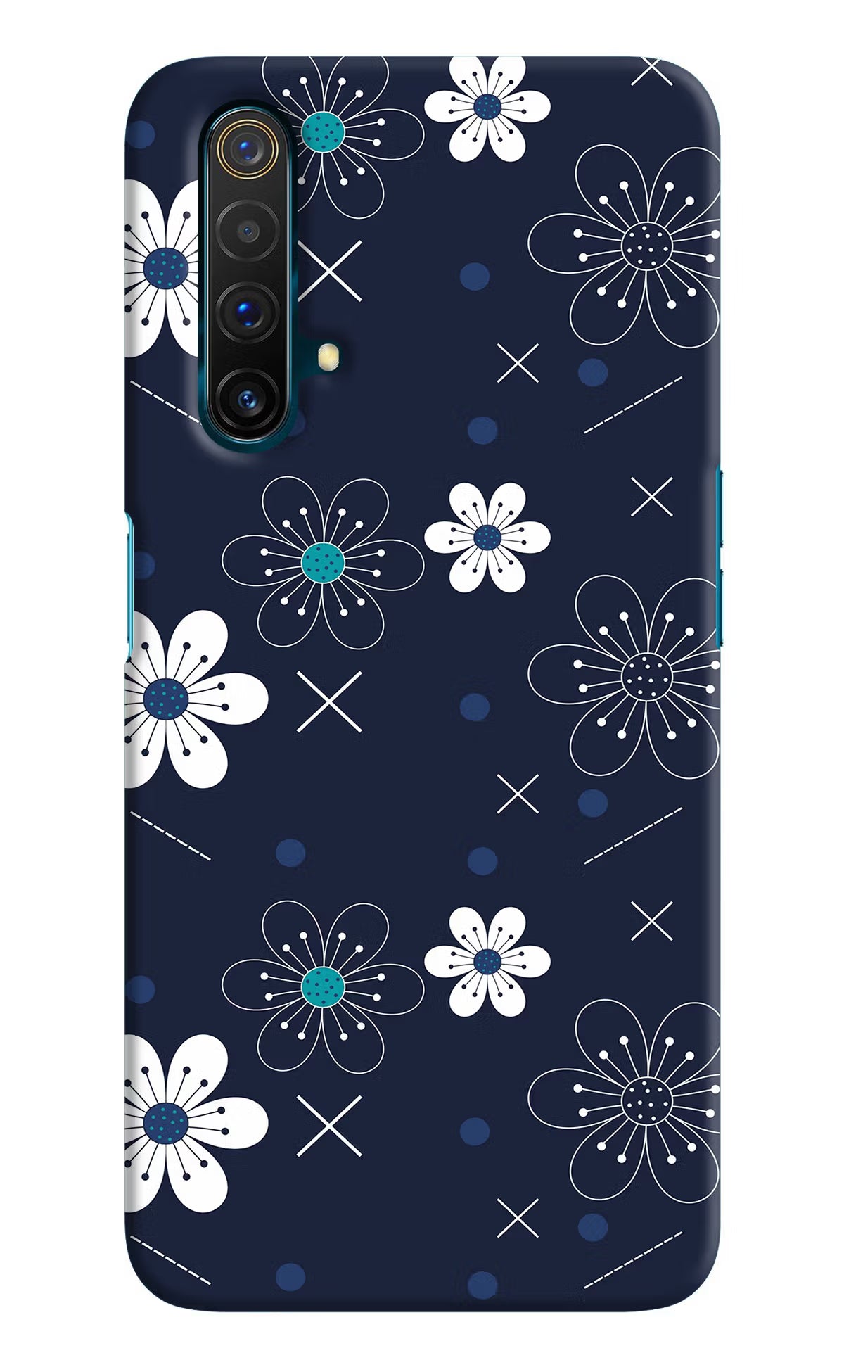 Flowers Realme X3 Back Cover - Flowers Realme X3 Hard Case Back Cover by Casekaro Flowers Realme X3 Hard Case Back Cover by Casekaro