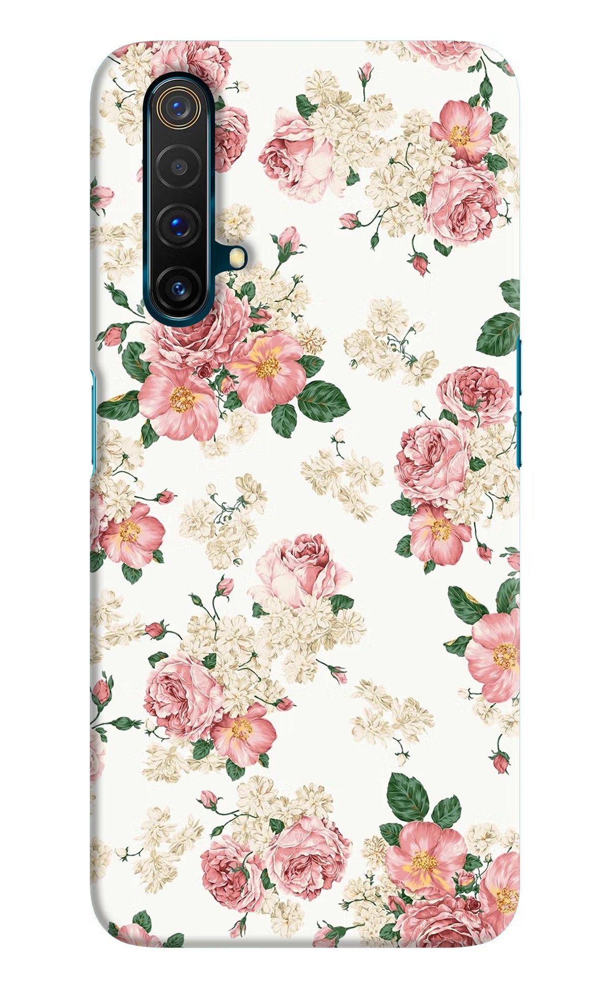 Flowers Realme X3 Back Cover - Flowers Realme X3 Hard Case Back Cover by Casekaro Flowers Realme X3 Hard Case Back Cover by Casekaro