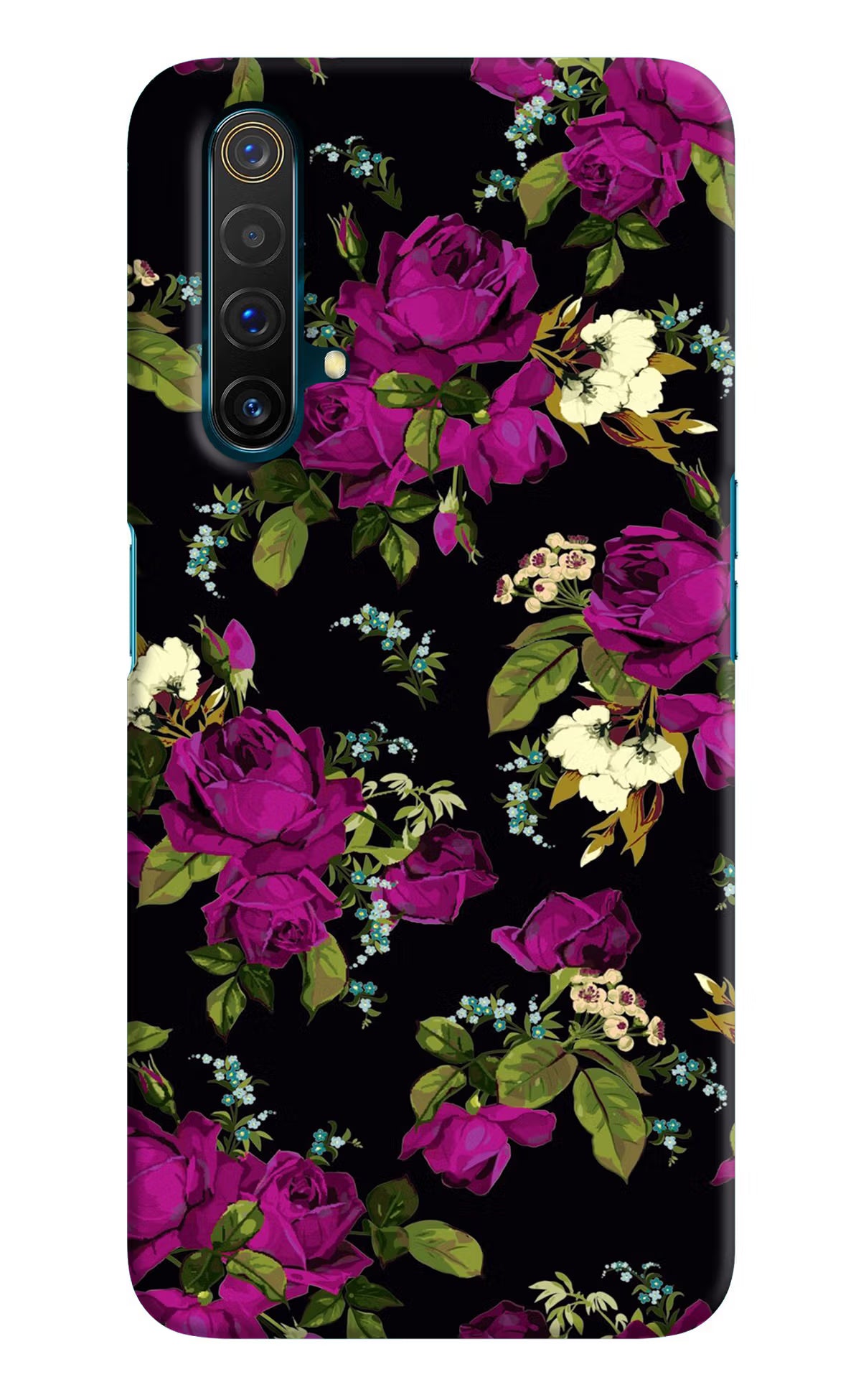 Flowers Realme X3 Back Cover - Flowers Realme X3 Hard Case Back Cover by Casekaro Flowers Realme X3 Hard Case Back Cover by Casekaro