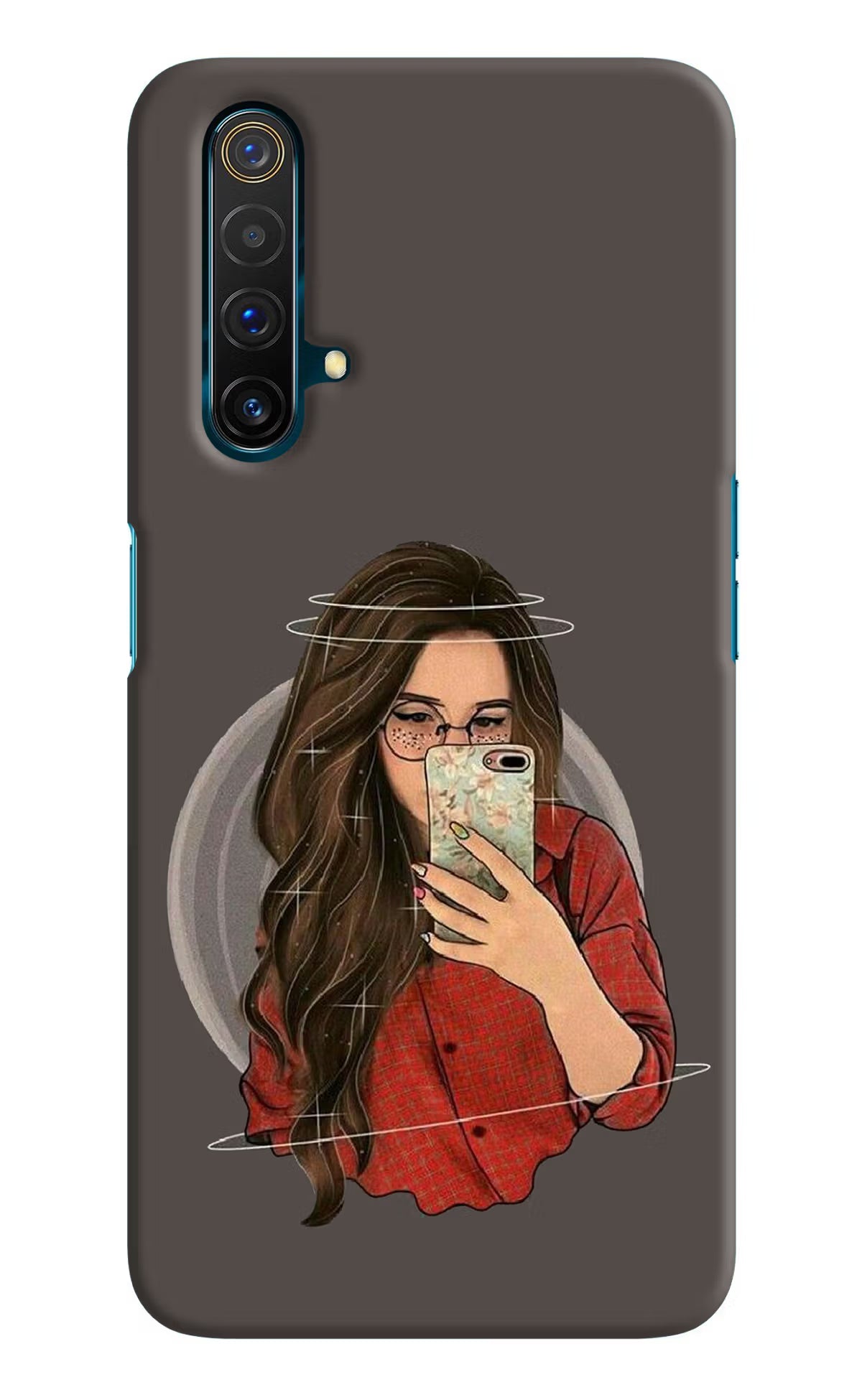 Selfie Queen Realme X3 Back Cover - Selfie Queen Realme X3 Hard Case Back Cover by Casekaro Selfie Queen Realme X3 Hard Case Back Cover by Casekaro