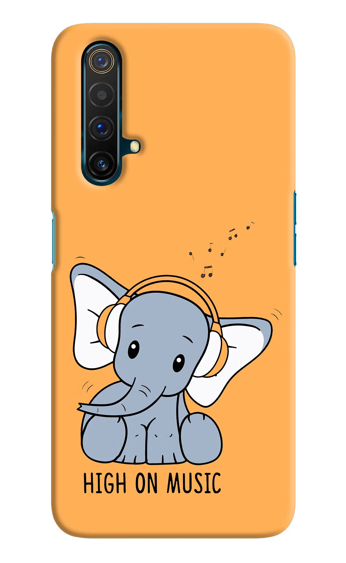 High On Music Realme X3 Back Cover - High On Music Realme X3 Hard Case Back Cover by Casekaro High On Music Realme X3 Hard Case Back Cover by Casekaro