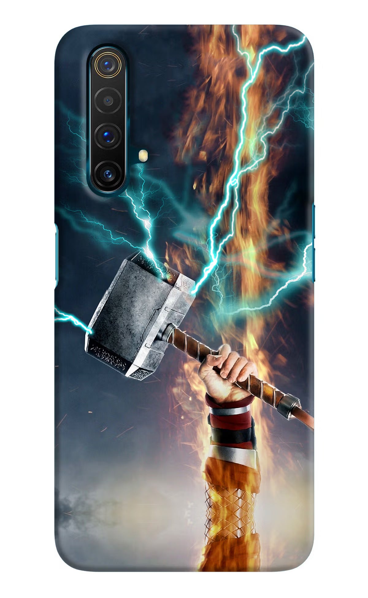 Thor Hammer Mjolnir Realme X3 Back Cover - Thor Hammer Mjolnir Realme X3 Hard Case Back Cover by Casekaro Thor Hammer Mjolnir Realme X3 Hard Case Back Cover by Casekaro