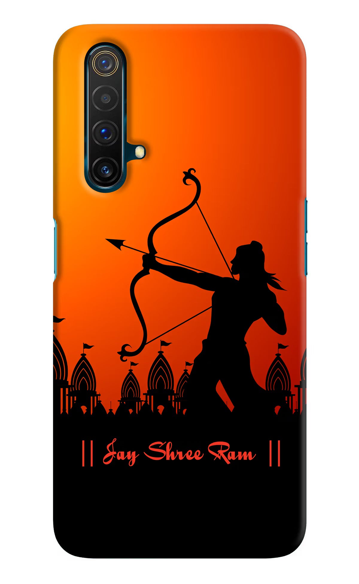 Lord Ram - 4 Realme X3 Back Cover - Lord Ram - 4 Realme X3 Hard Case Back Cover by Casekaro Lord Ram - 4 Realme X3 Hard Case Back Cover by Casekaro