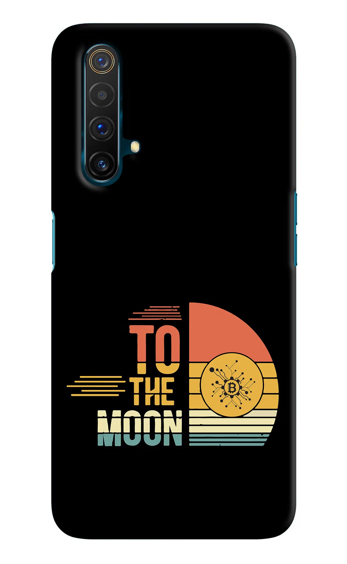 To the Moon Realme X3 Back Cover - To the Moon Realme X3 Hard Case Back Cover by Casekaro To the Moon Realme X3 Hard Case Back Cover by Casekaro