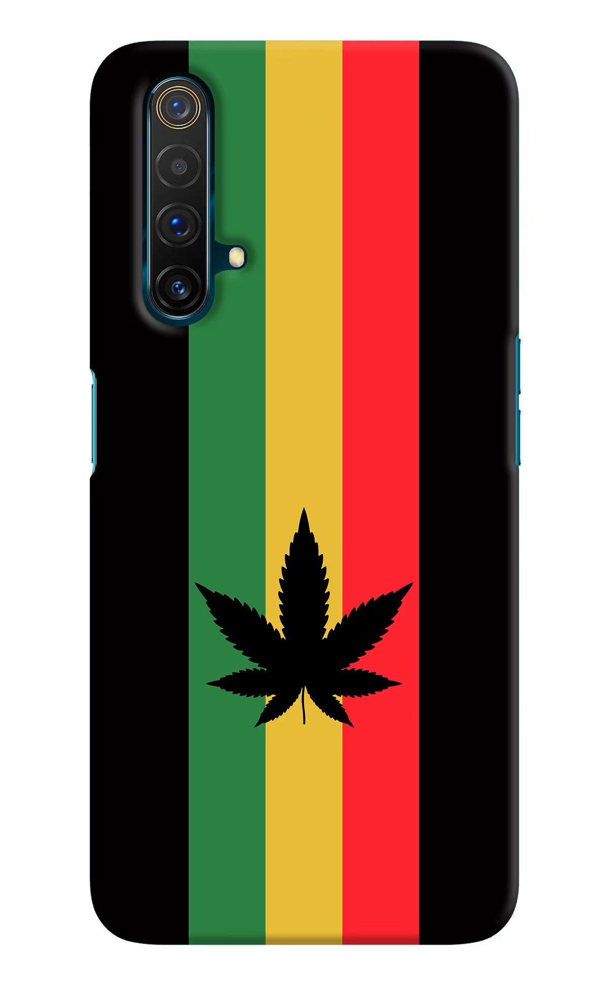 Weed Flag Realme X3 Back Cover - Weed Flag Realme X3 Hard Case Back Cover by Casekaro Weed Flag Realme X3 Hard Case Back Cover by Casekaro