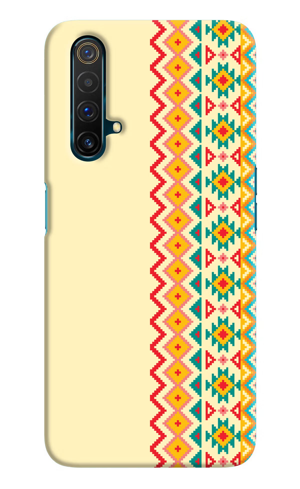 Ethnic Seamless Realme X3 Back Cover - Ethnic Seamless Realme X3 Hard Case Back Cover by Casekaro Ethnic Seamless Realme X3 Hard Case Back Cover by Casekaro