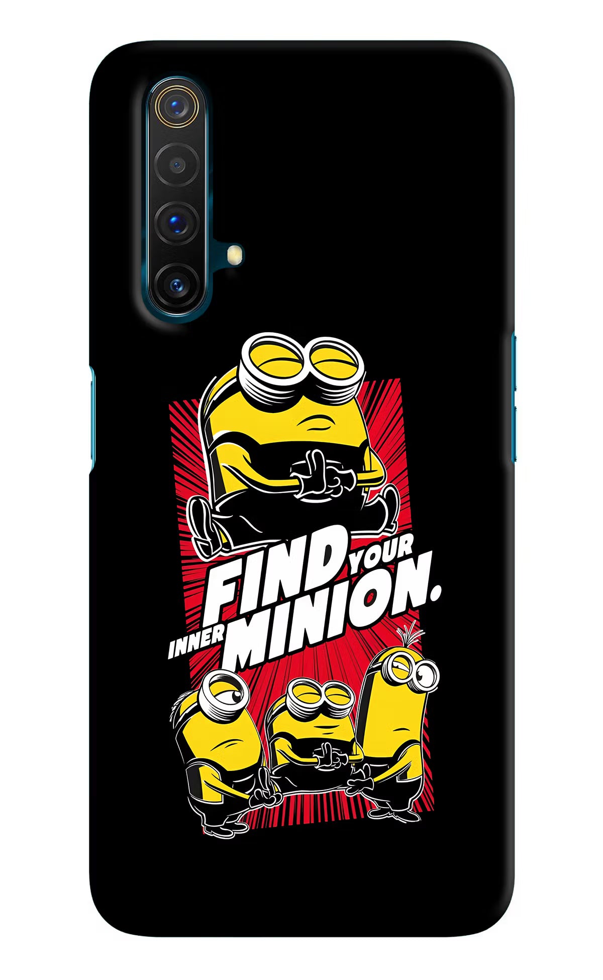 Find your inner Minion Realme X3 Back Cover - Find your inner Minion Realme X3 Hard Case Back Cover by Casekaro Find your inner Minion Realme X3 Hard Case Back Cover by Casekaro