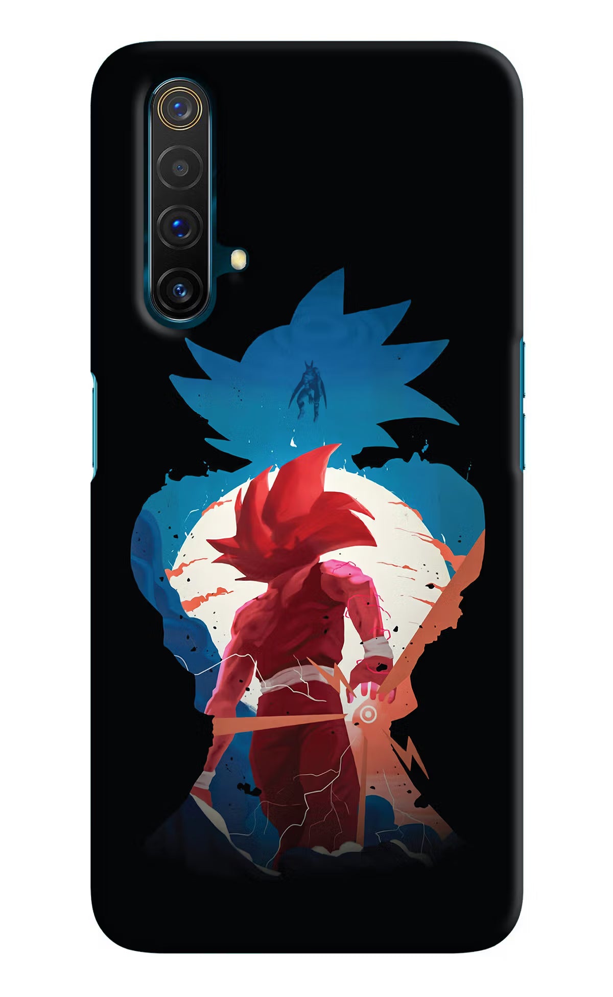 Goku Realme X3 Back Cover - Goku Realme X3 Hard Case Back Cover by Casekaro Goku Realme X3 Hard Case Back Cover by Casekaro