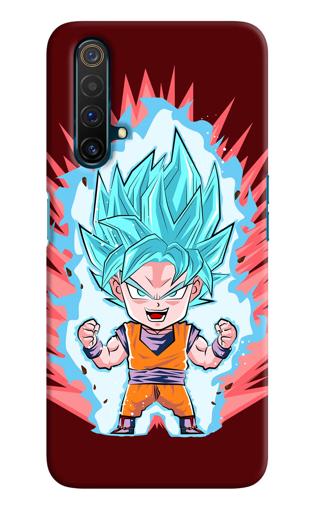 Goku Little Realme X3 Back Cover - Goku Little Realme X3 Hard Case Back Cover by Casekaro Goku Little Realme X3 Hard Case Back Cover by Casekaro