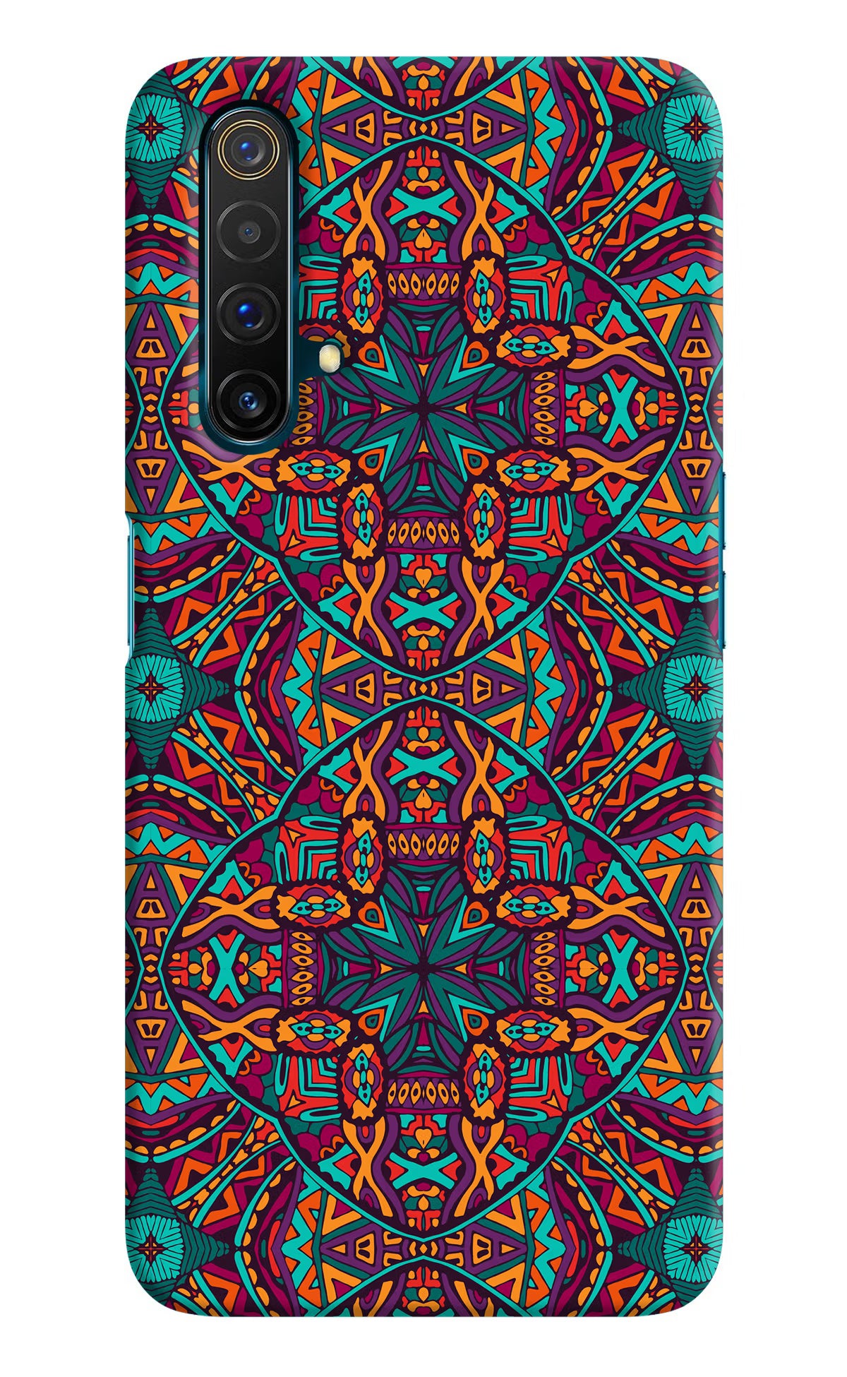 Colour Mandala Realme X3 Back Cover - Colour Mandala Realme X3 Hard Case Back Cover by Casekaro Colour Mandala Realme X3 Hard Case Back Cover by Casekaro