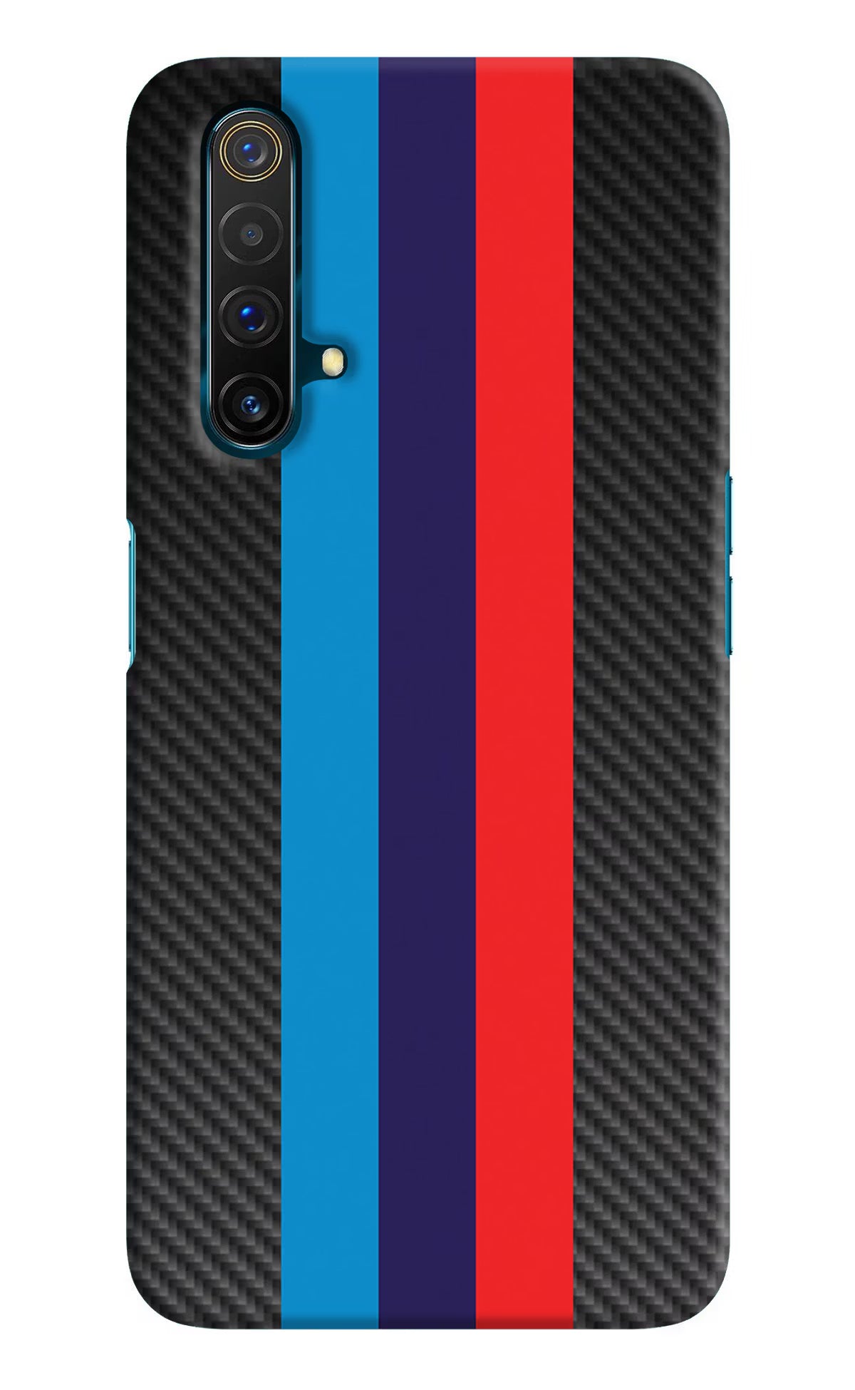 BMW Stripes Pattern Realme X3 Back Cover - BMW Stripes Pattern Realme X3 Hard Case Back Cover by Casekaro BMW Stripes Pattern Realme X3 Hard Case Back Cover by Casekaro