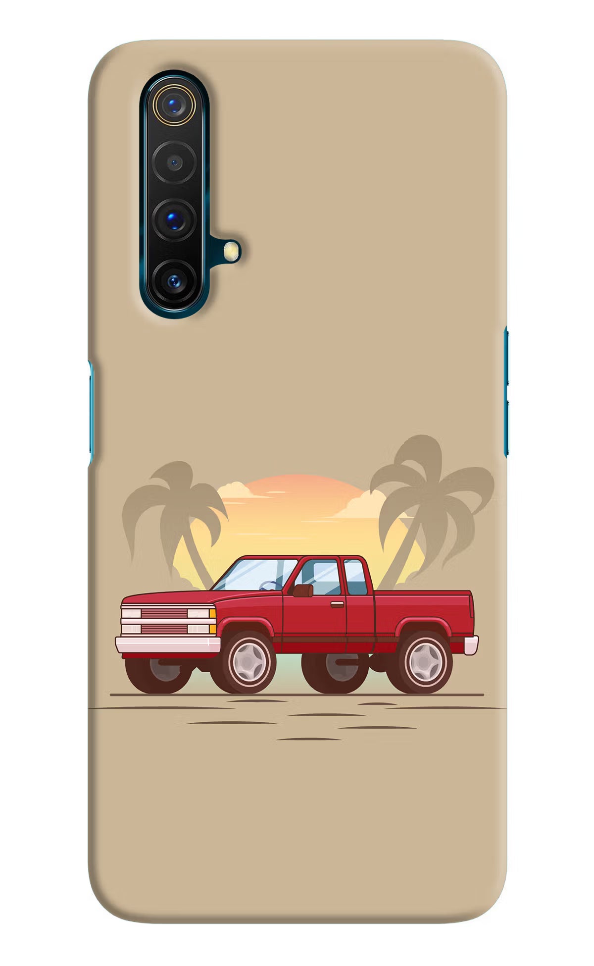 Desert Classic Drive Realme X3 Back Cover - Desert Classic Drive Realme X3 Hard Case Back Cover by Casekaro Desert Classic Drive Realme X3 Hard Case Back Cover by Casekaro